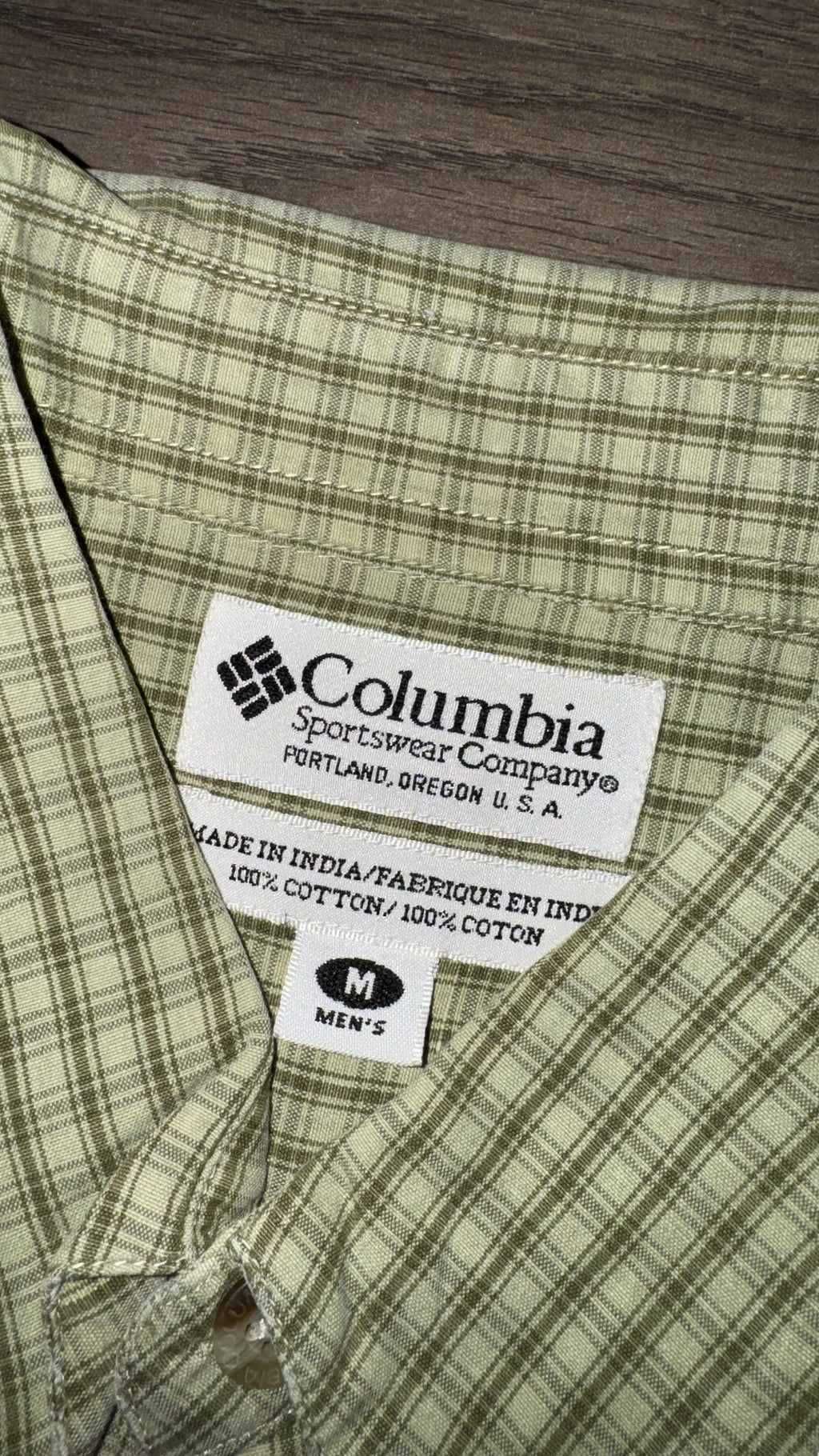 CAMISA COLUMBIA