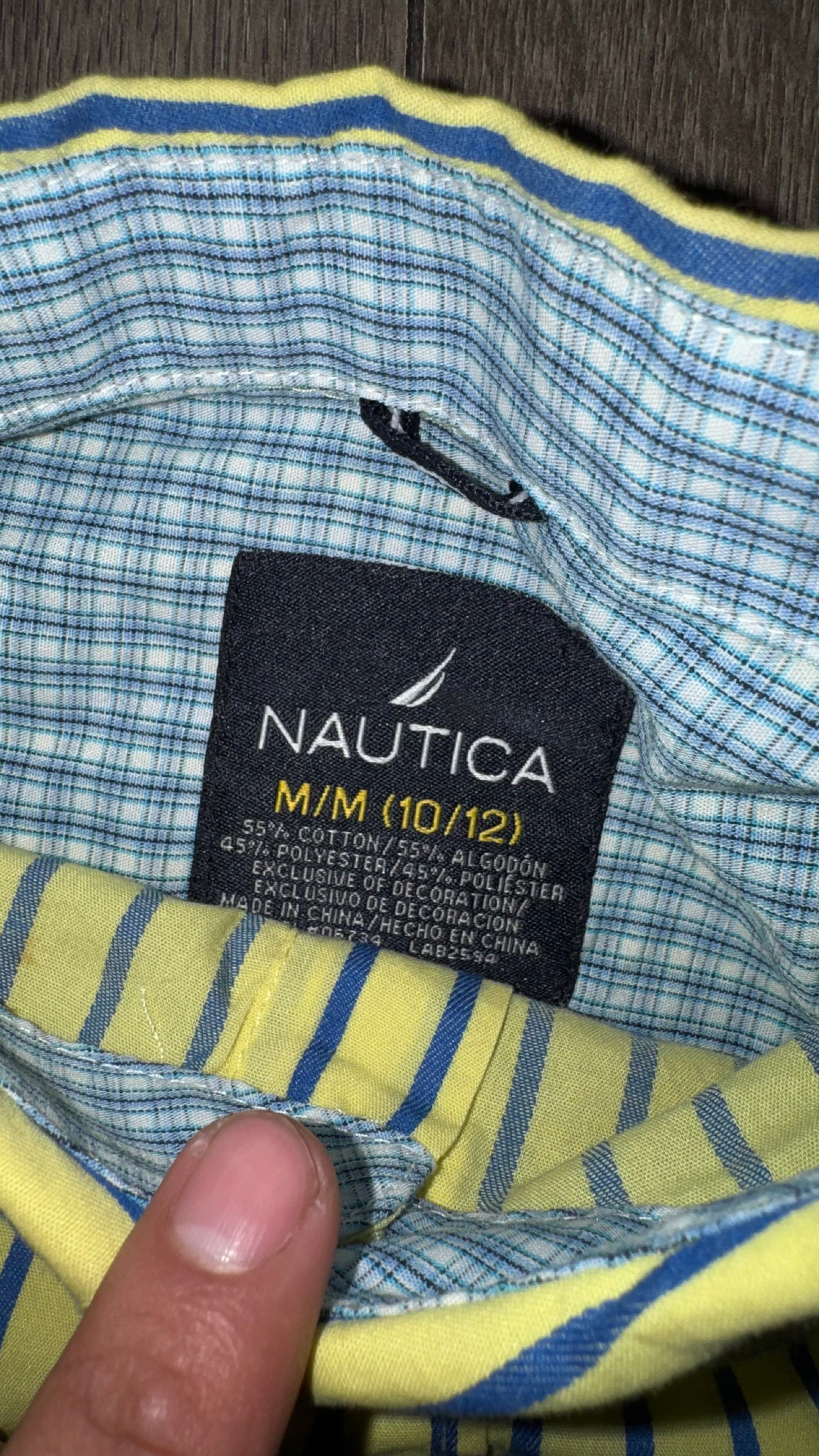 CAMISA NIÑO NÁUTICA