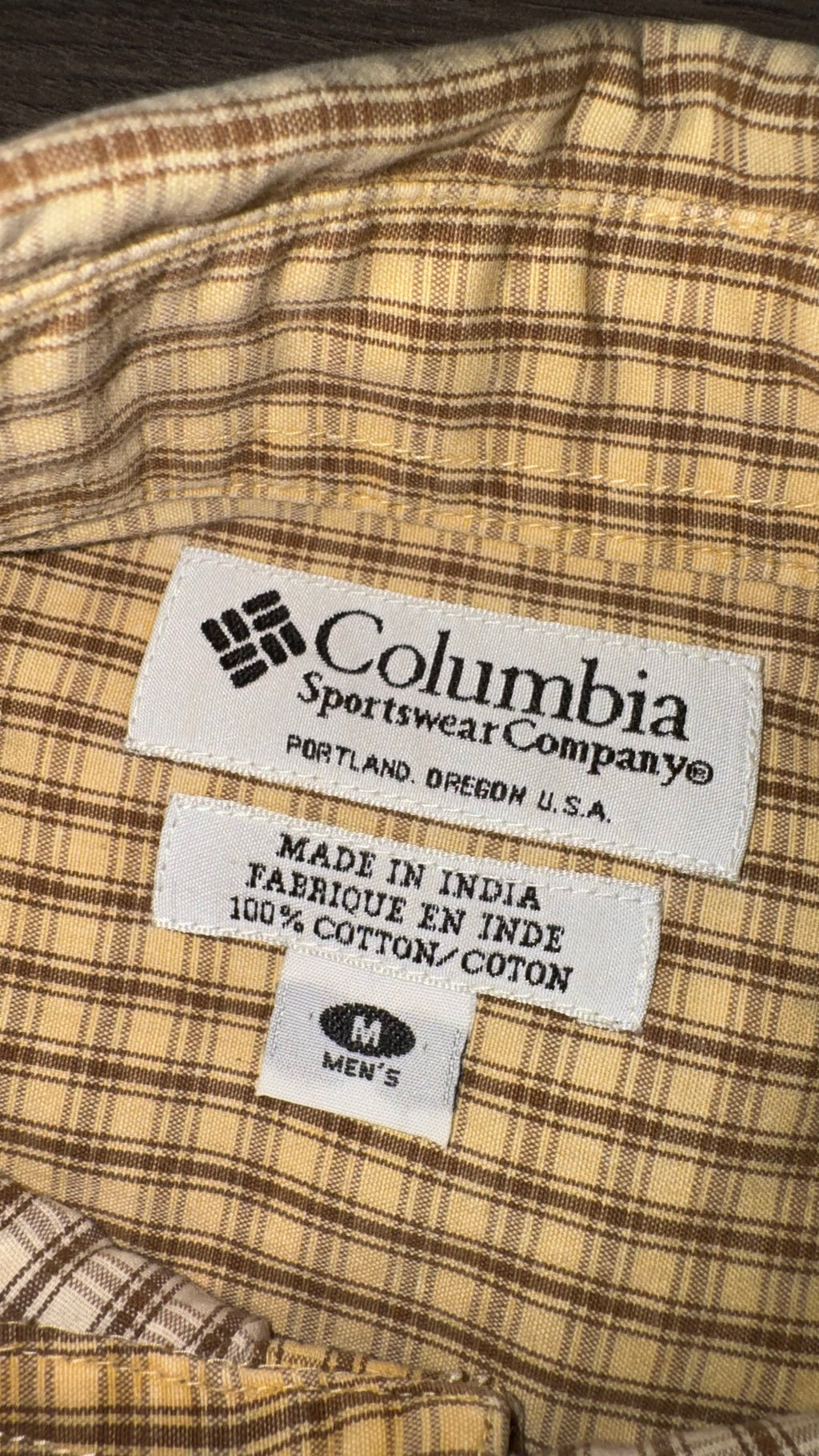 CAMISA COLUMBIA