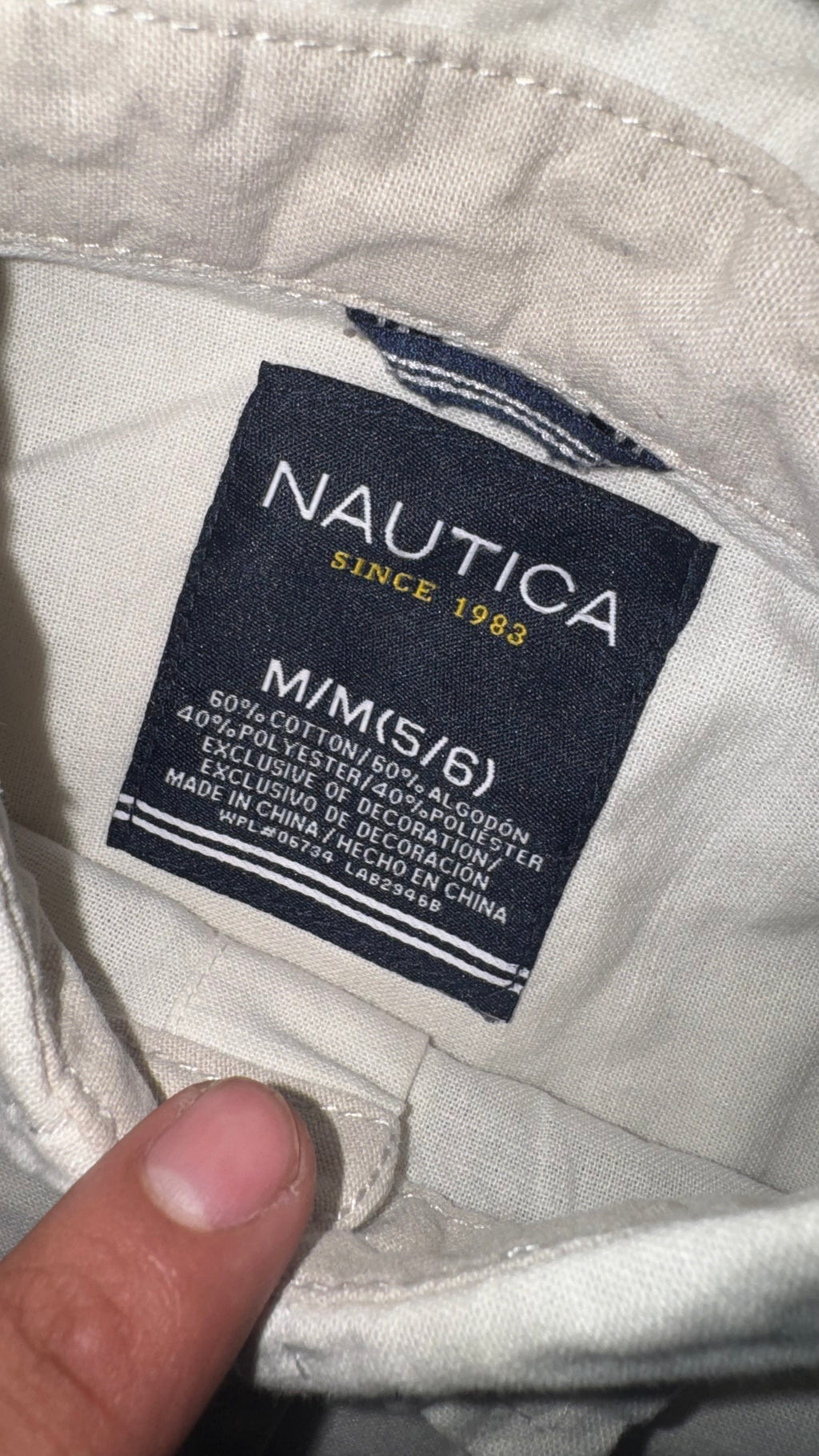 CAMISA NIÑO NÁUTICA