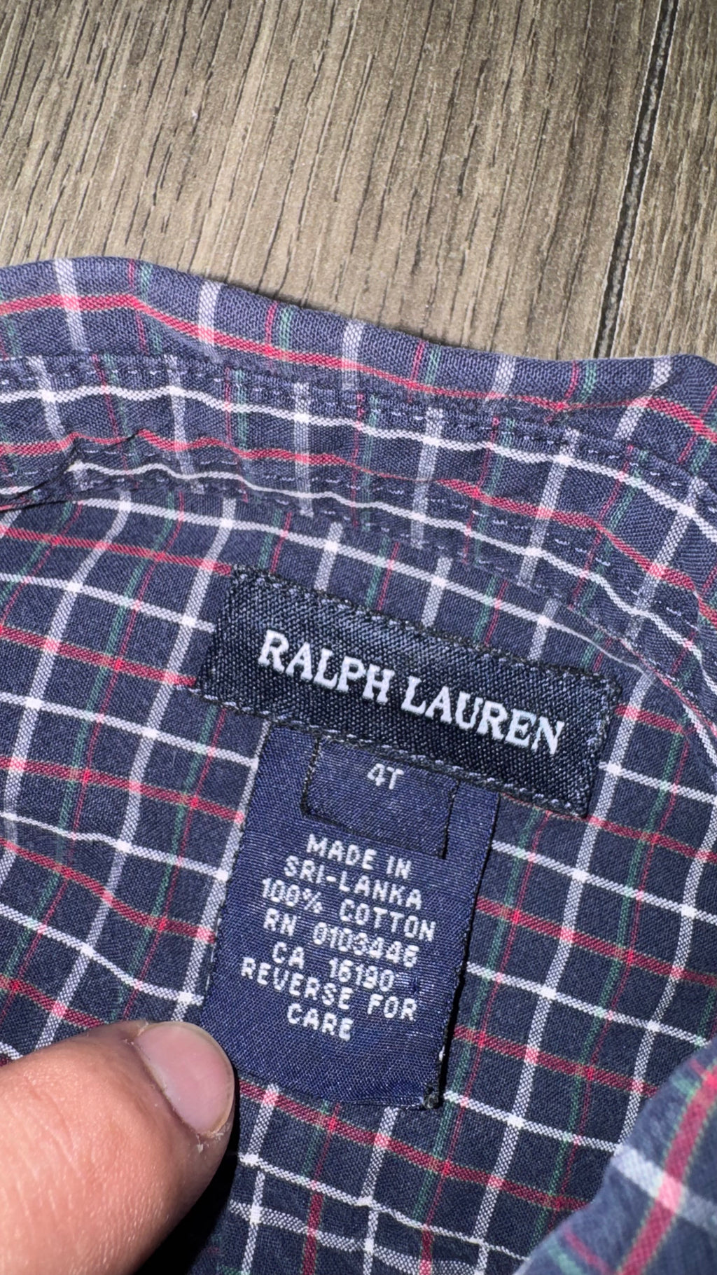 CAMISA NIÑO RALPH LAUREN
