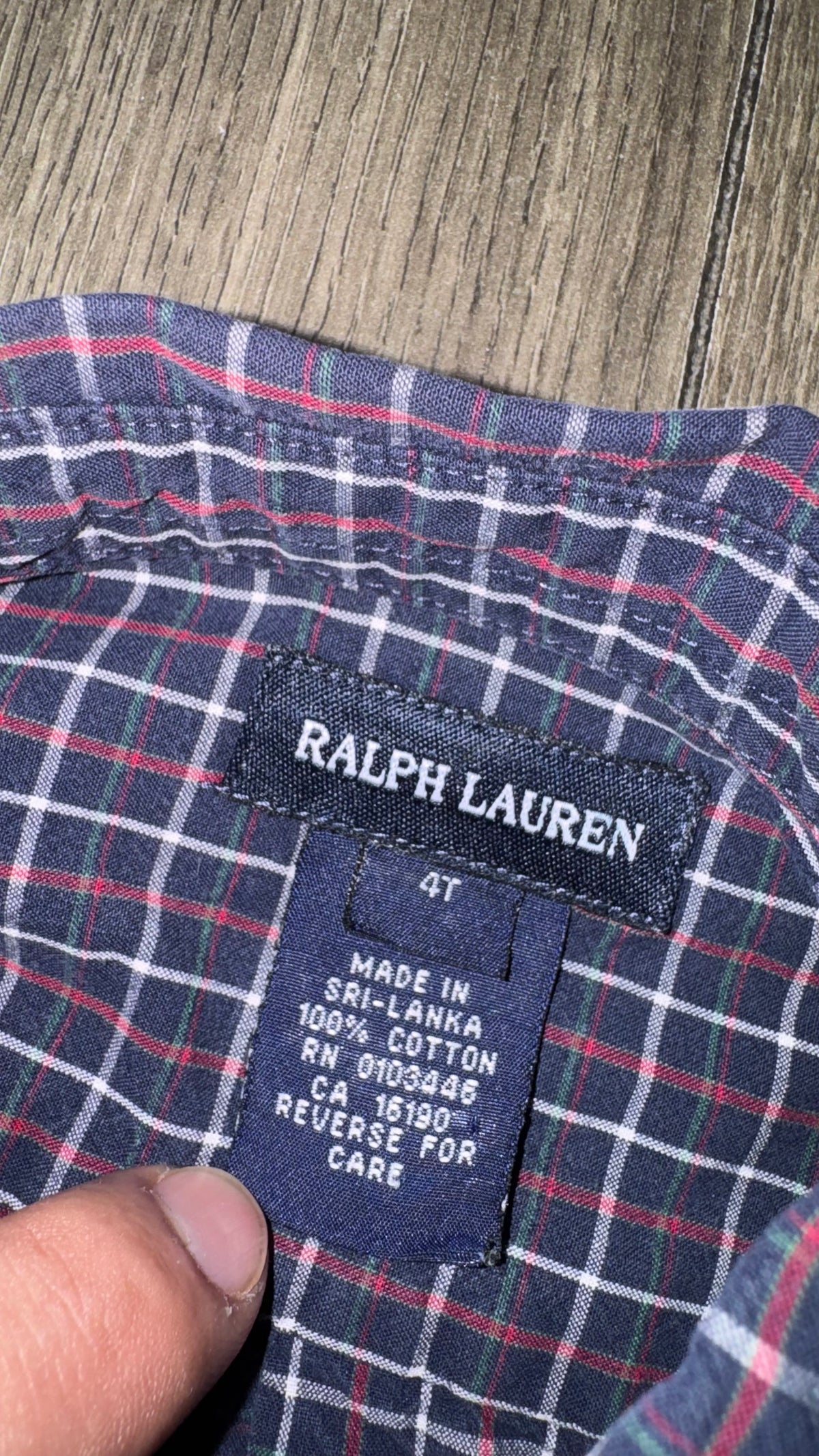CAMISA NIÑO RALPH LAUREN