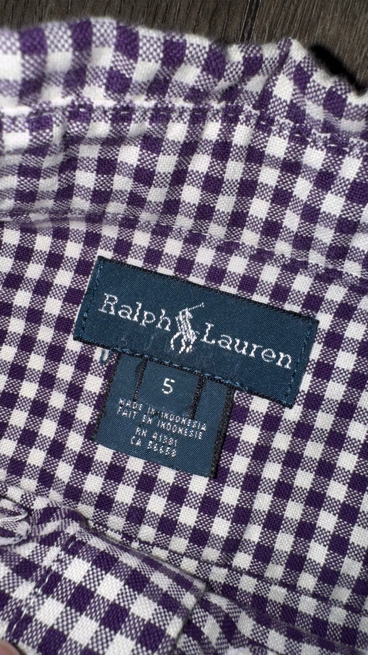 CAMISA NIÑO RALPH LAUREN