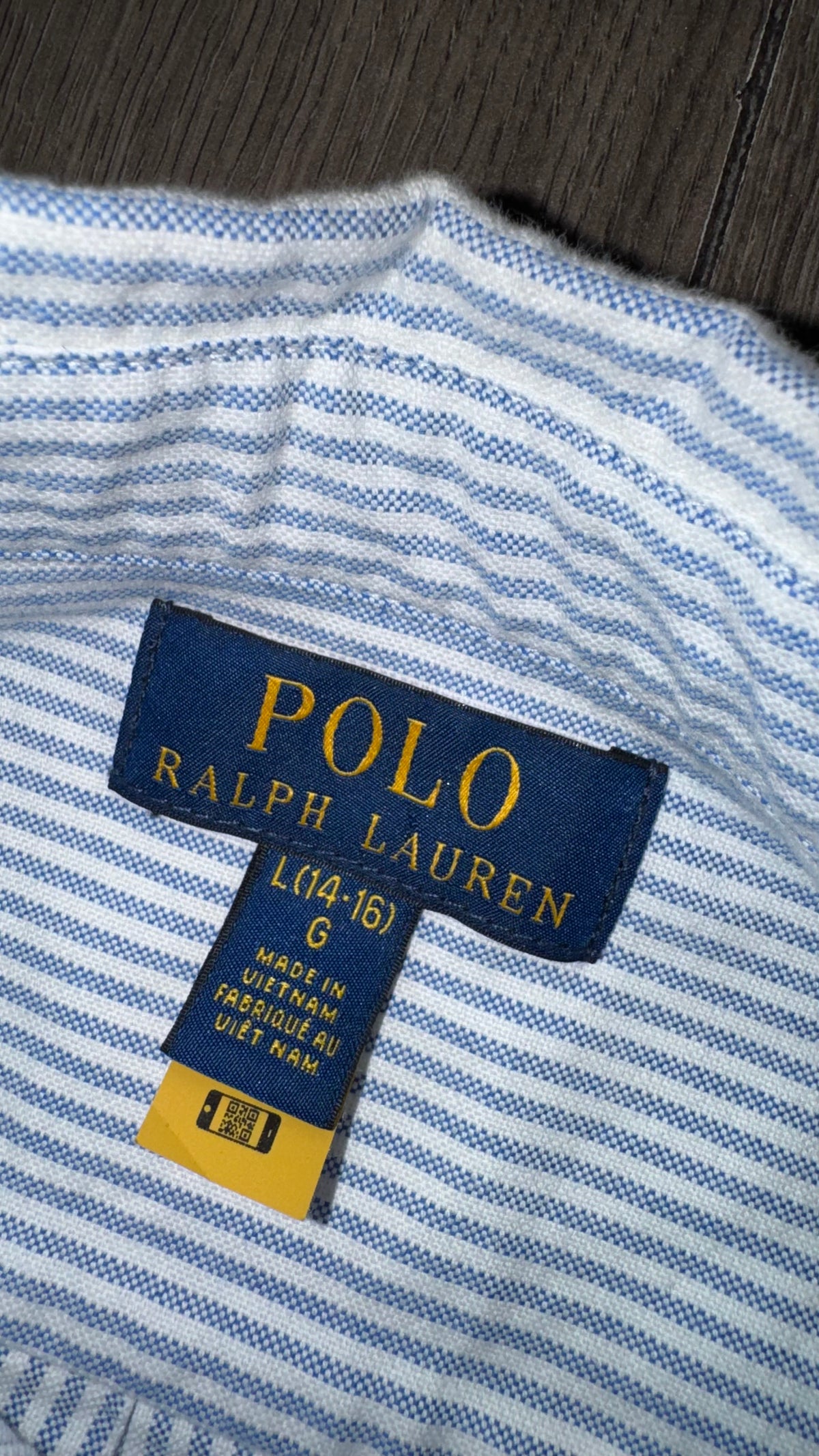 CAMISA NIÑO RALPH LAUREN