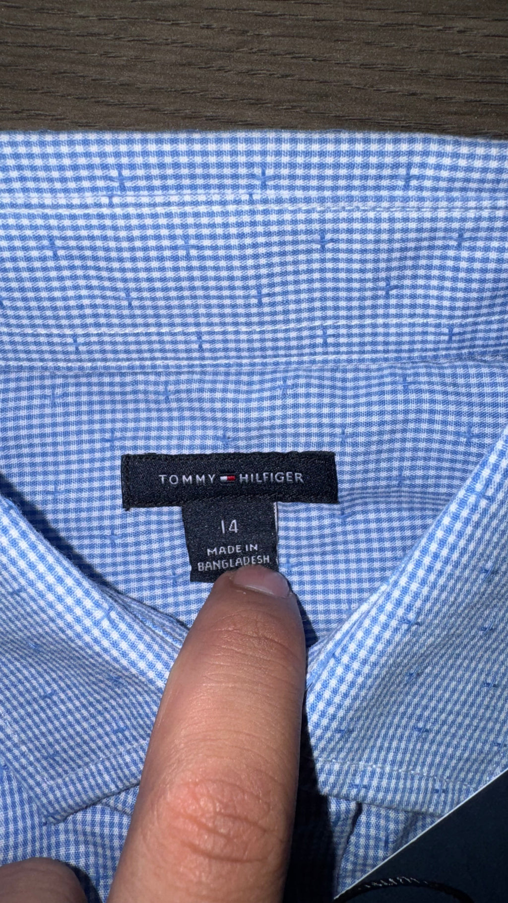 CAMISA NIÑO TOMMY HILFIGER