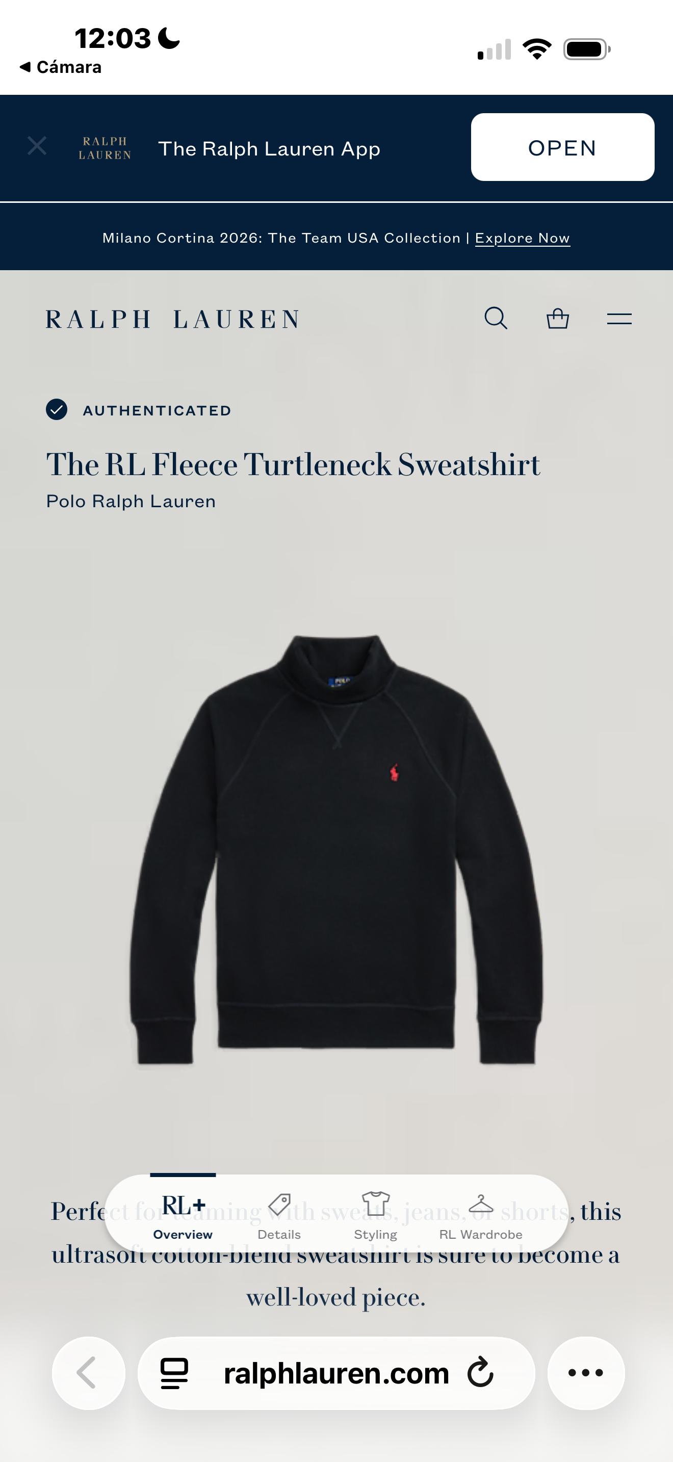SUÉTER RALPH LAUREN