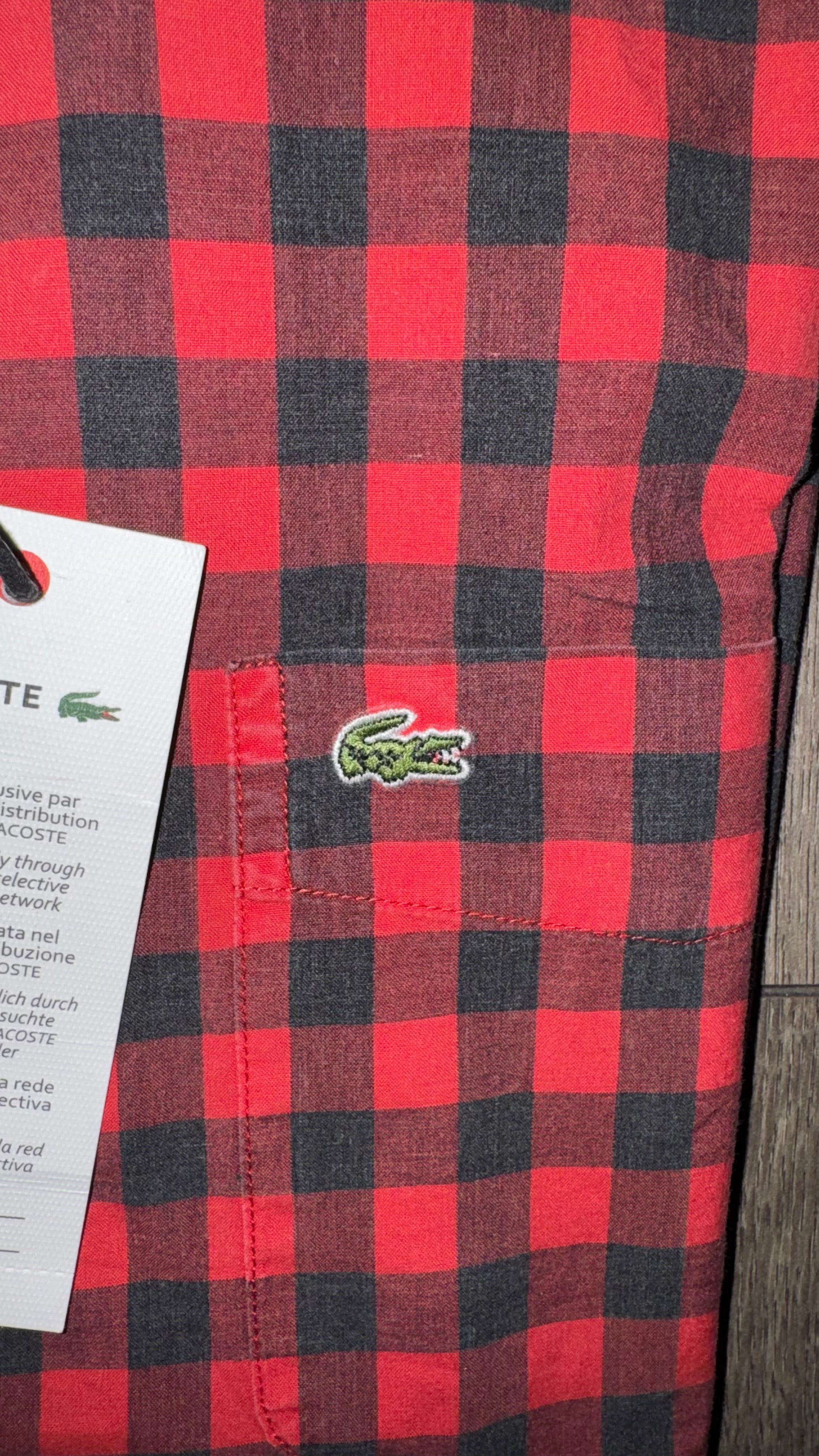 CAMISA LACOSTE
