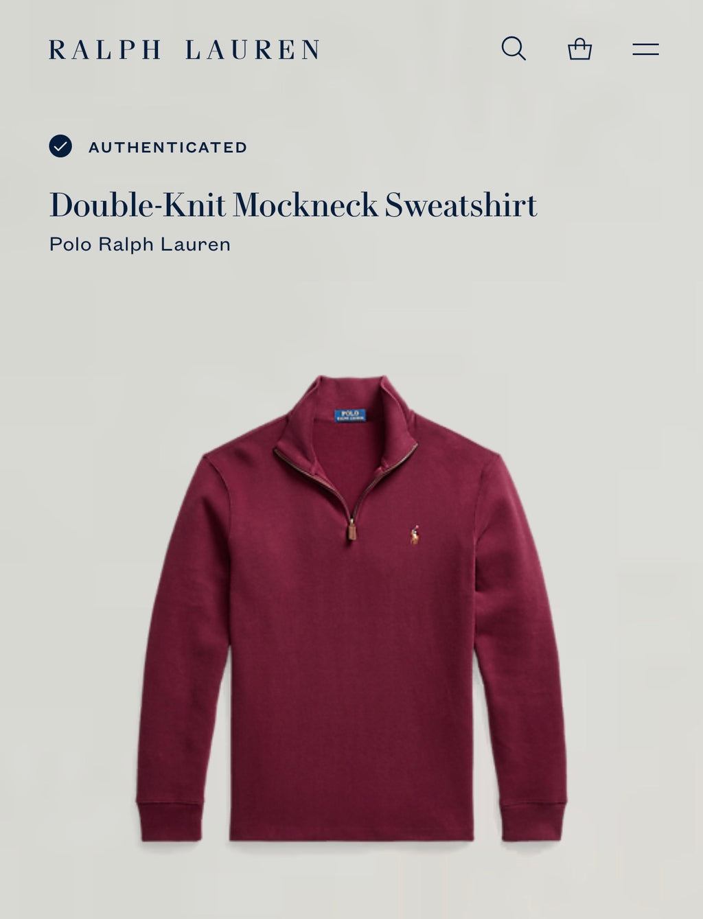 SUÉTER RALPH LAUREN