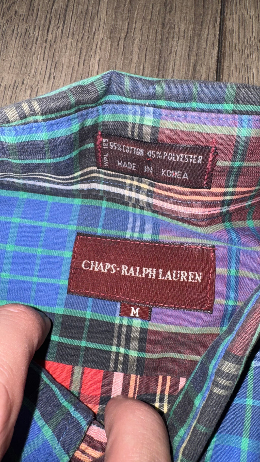 CAMISA CHAPS RALPH LAUREN