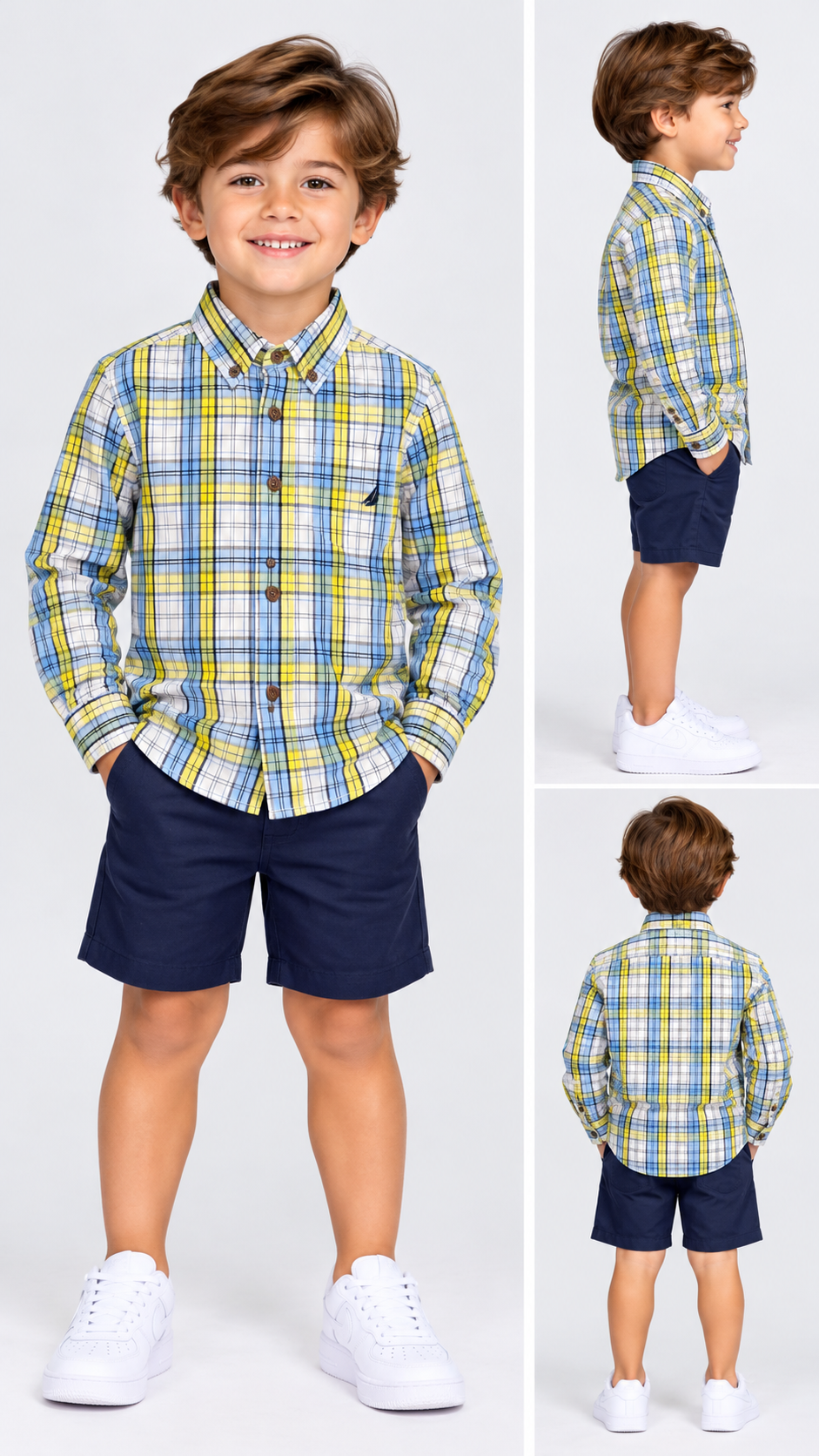 CAMISA NIÑO NÁUTICA