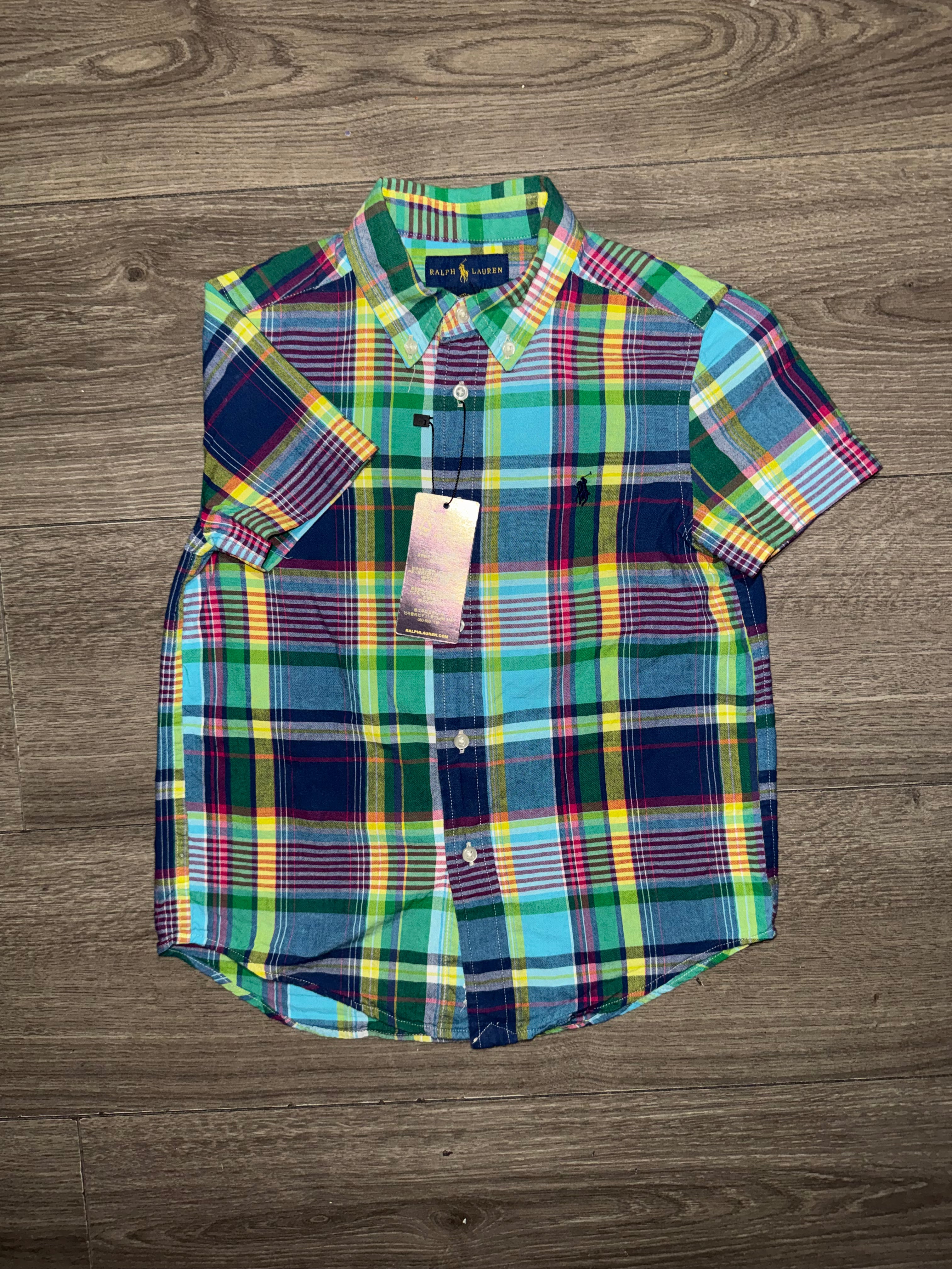 CAMISA MANGA CORTA NIÑO RALPH LAUREN