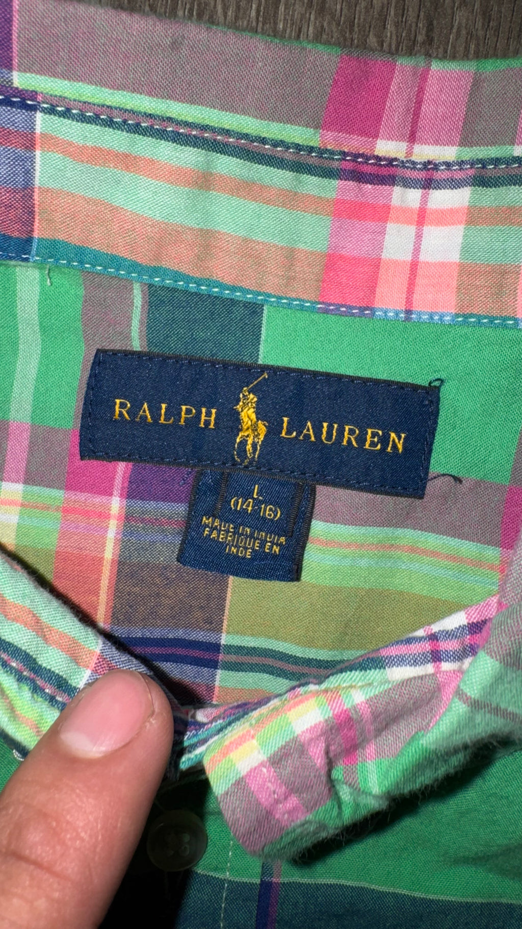 CAMISA NIÑO RALPH LAUREN