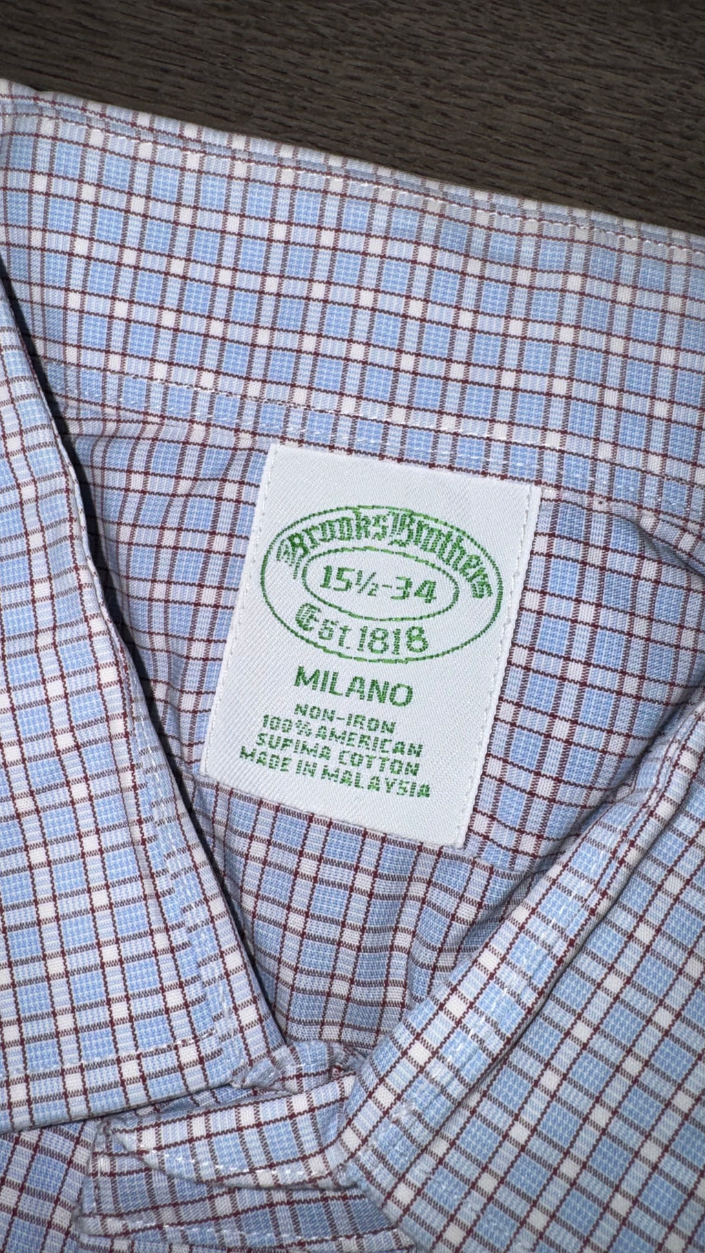 CAMISA BROOKS BROTHERS