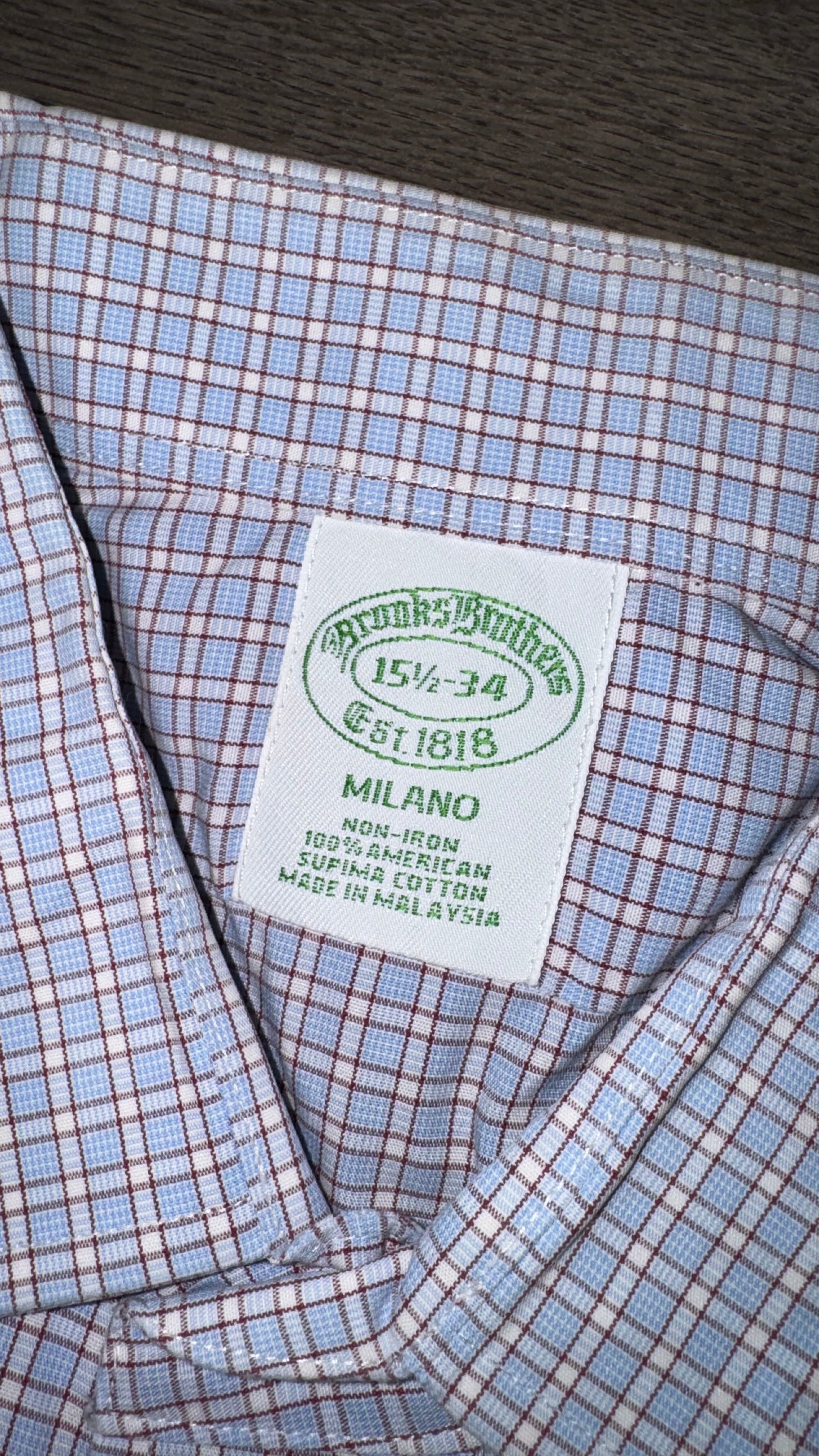 CAMISA BROOKS BROTHERS