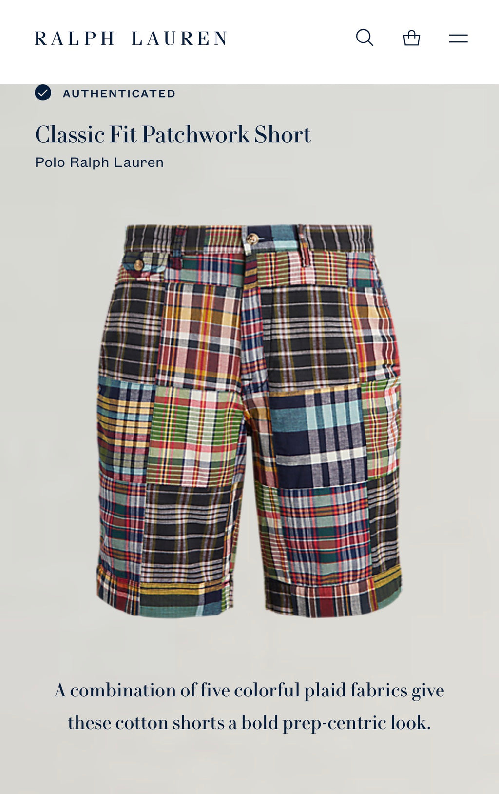 BERMUDA RALPH LAUREN