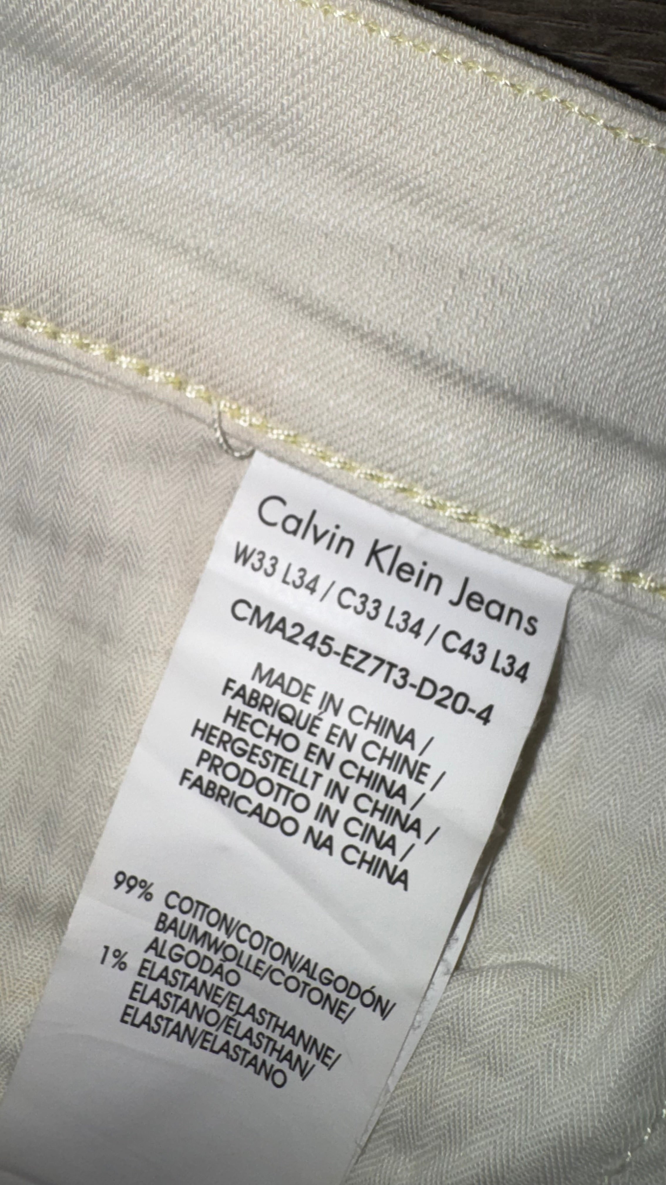PANTALÓN CALVIN KLEIN