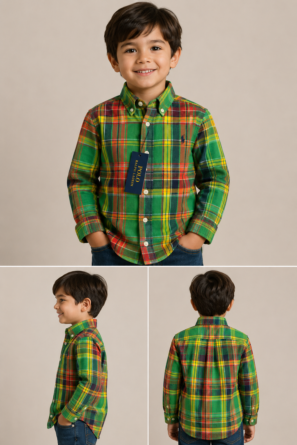 CAMISA NIÑO RALPH LAUREN