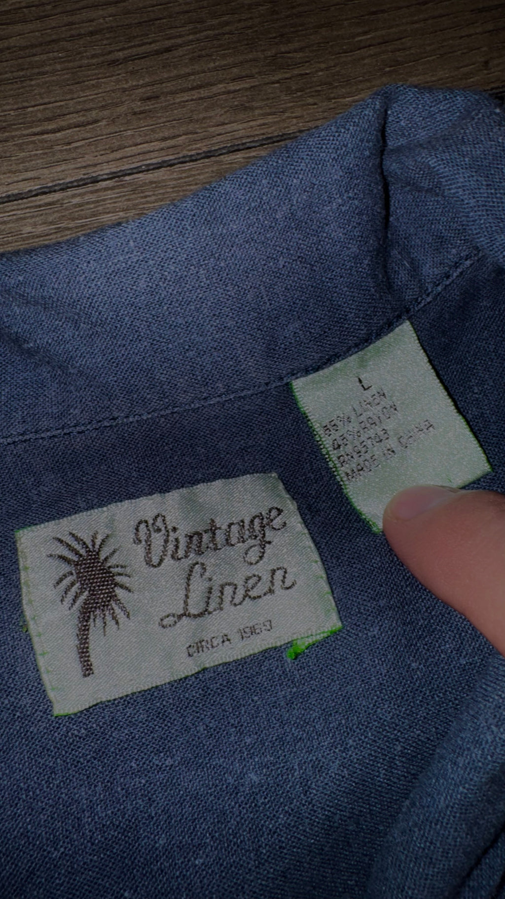 CAMISA VINTAGE LINEN
