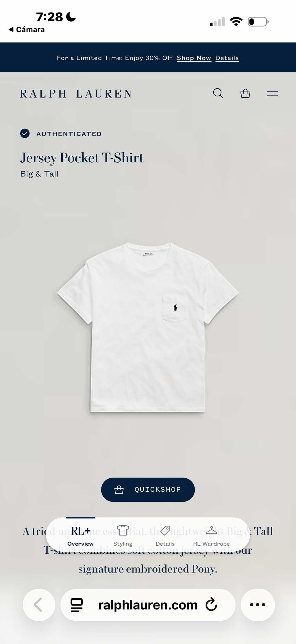 PLAYERA RALPH LAUREN