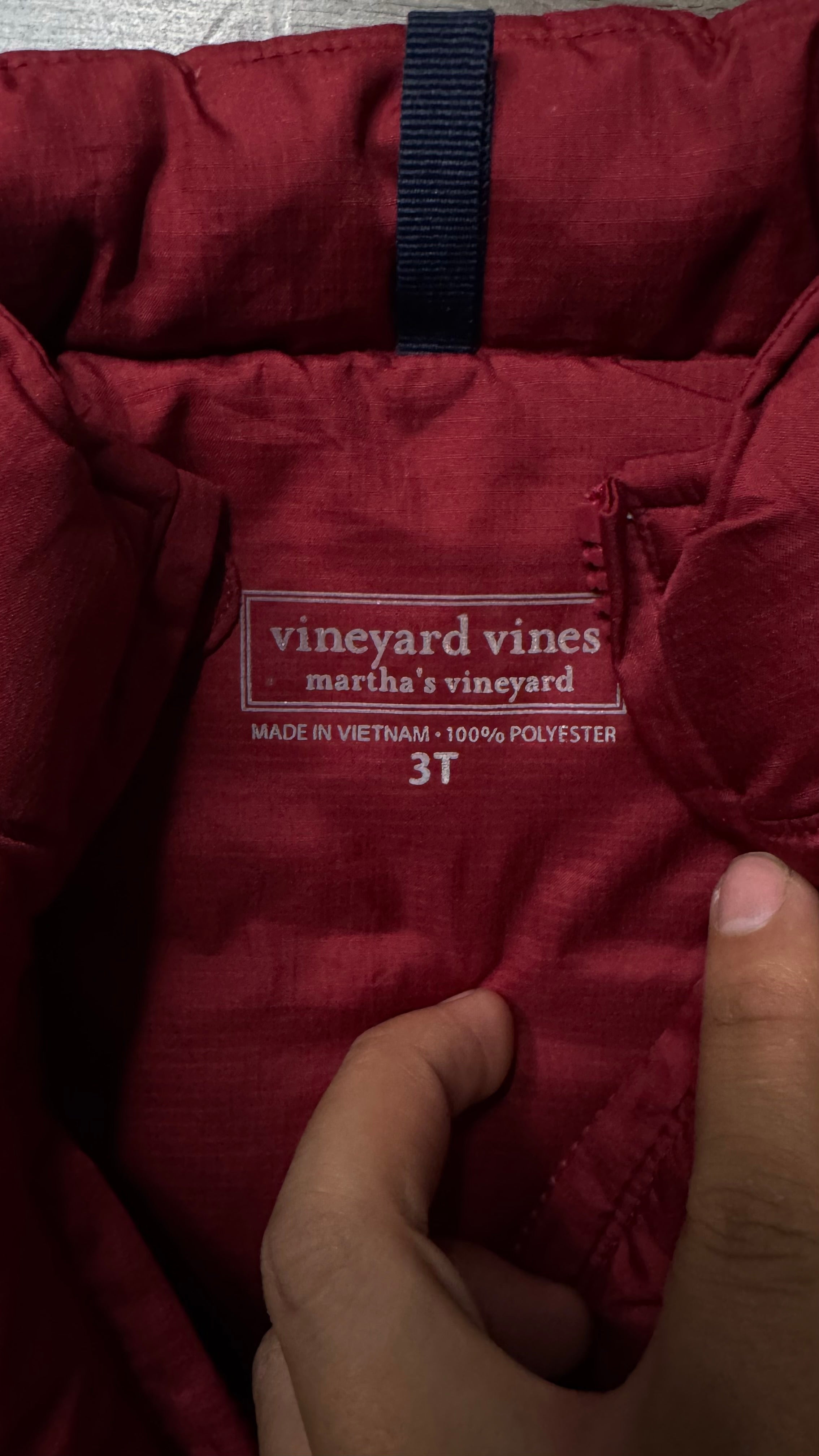 CHALECO NIÑO VINEYARD VINES