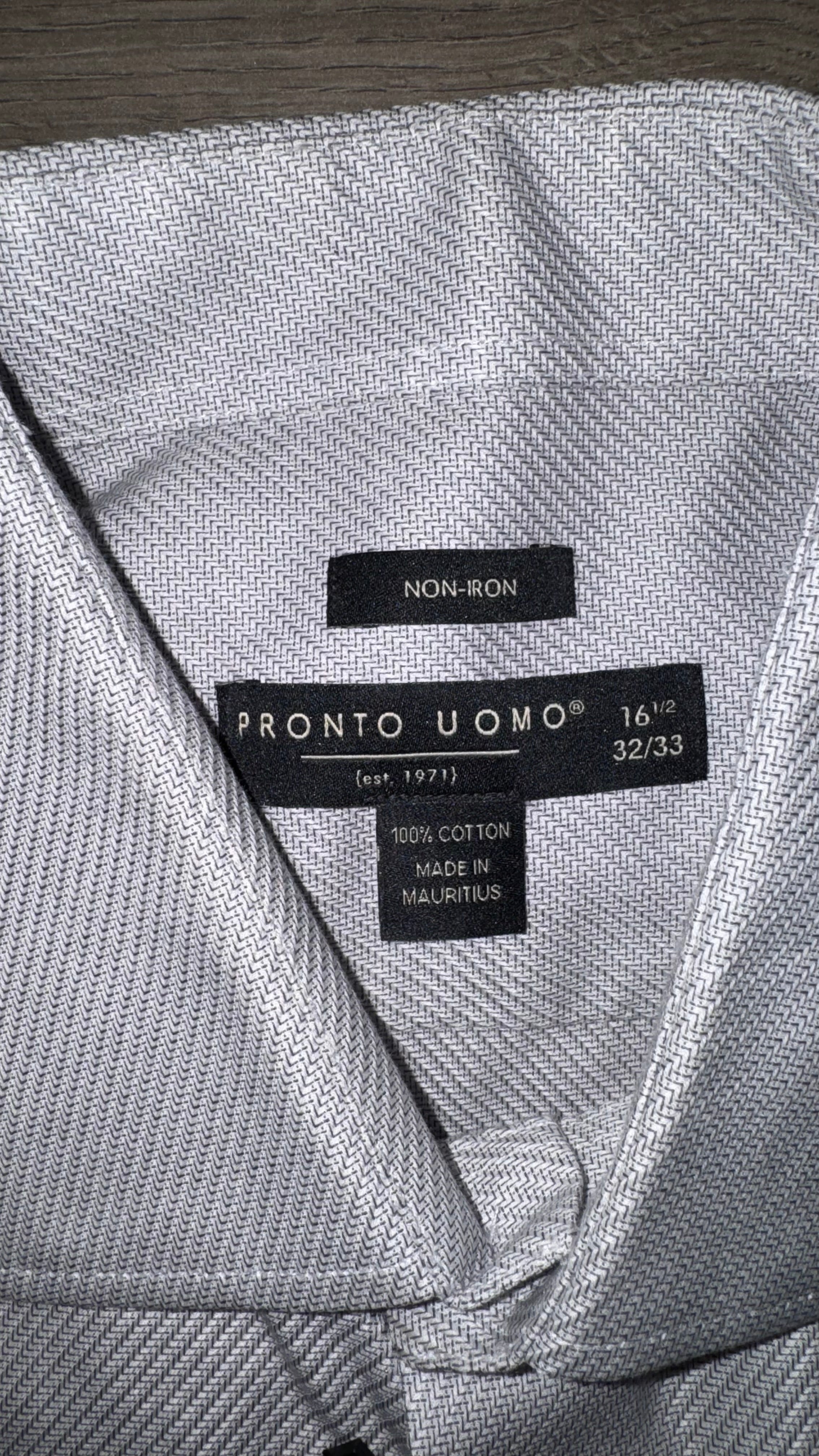 CAMISA PRONTO UOMO