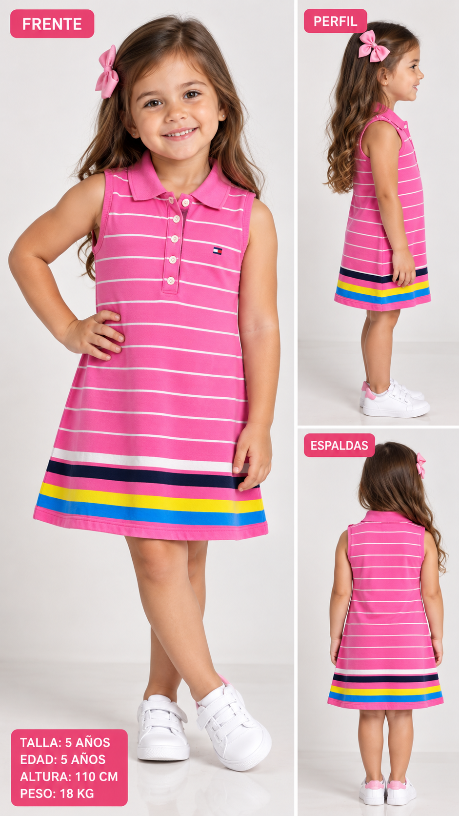 VESTIDO NIÑA TOMMY HILFIGER