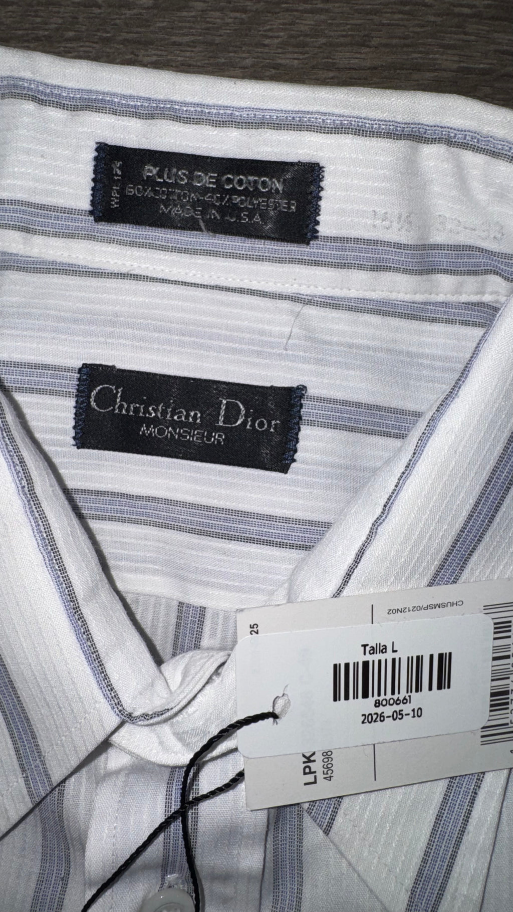 CAMISA CHRISTIAN DIOR
