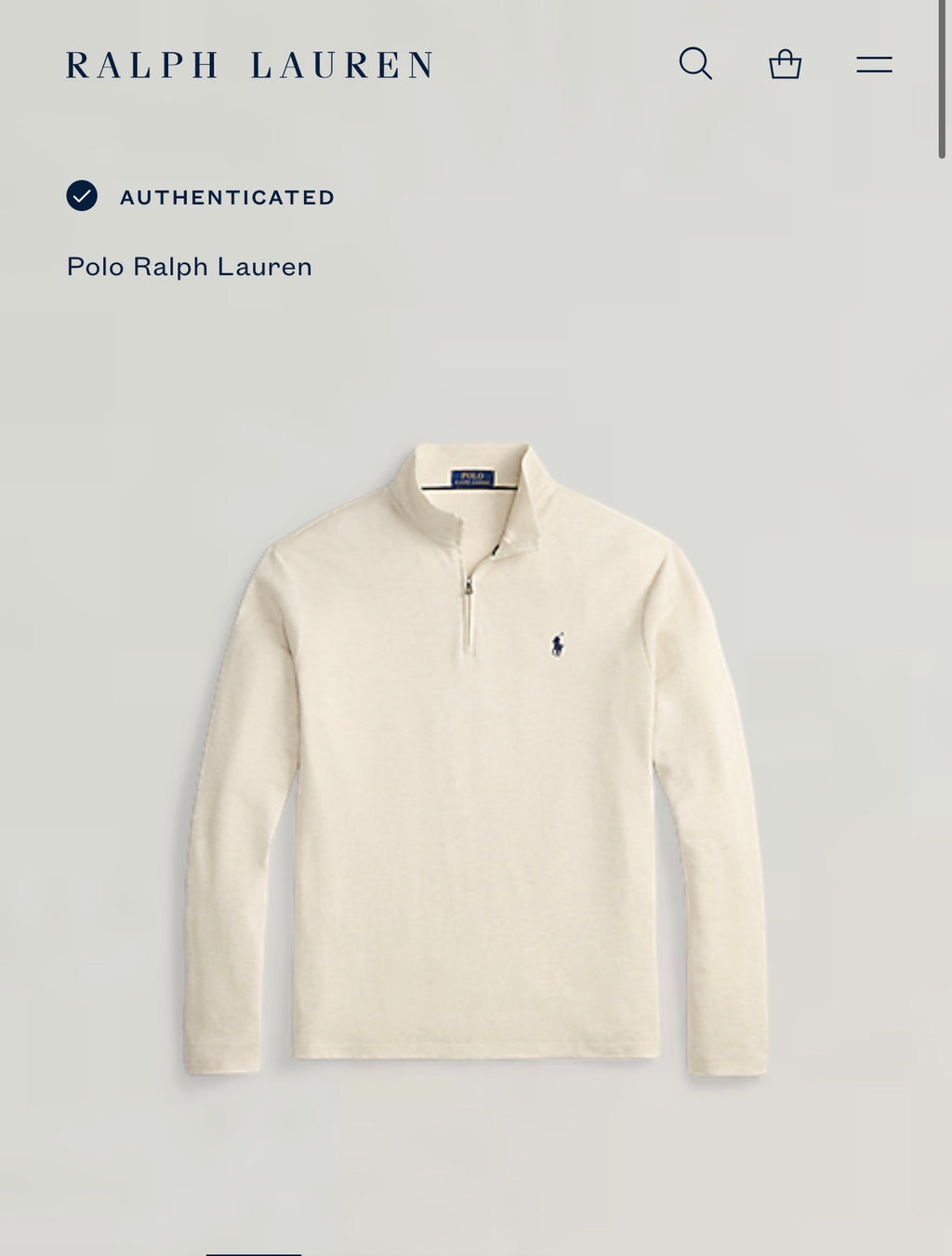SUETER RALPH LAUREN
