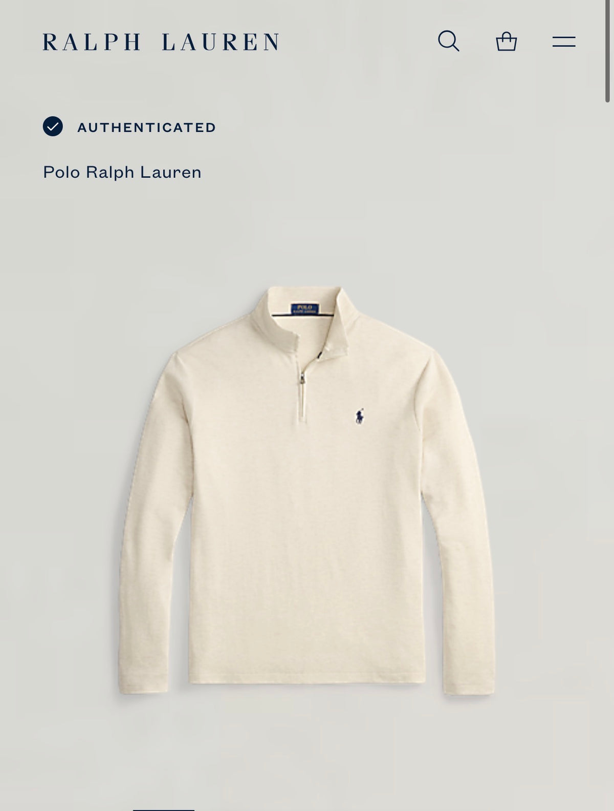 SUETER RALPH LAUREN
