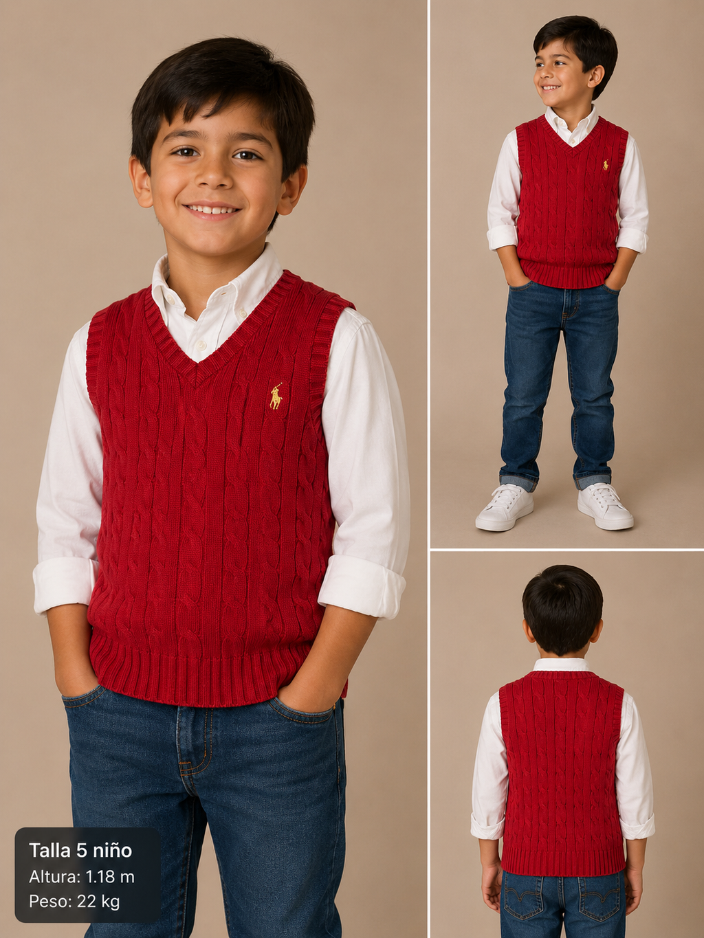 CHALECO NIÑO RALPH LAUREN