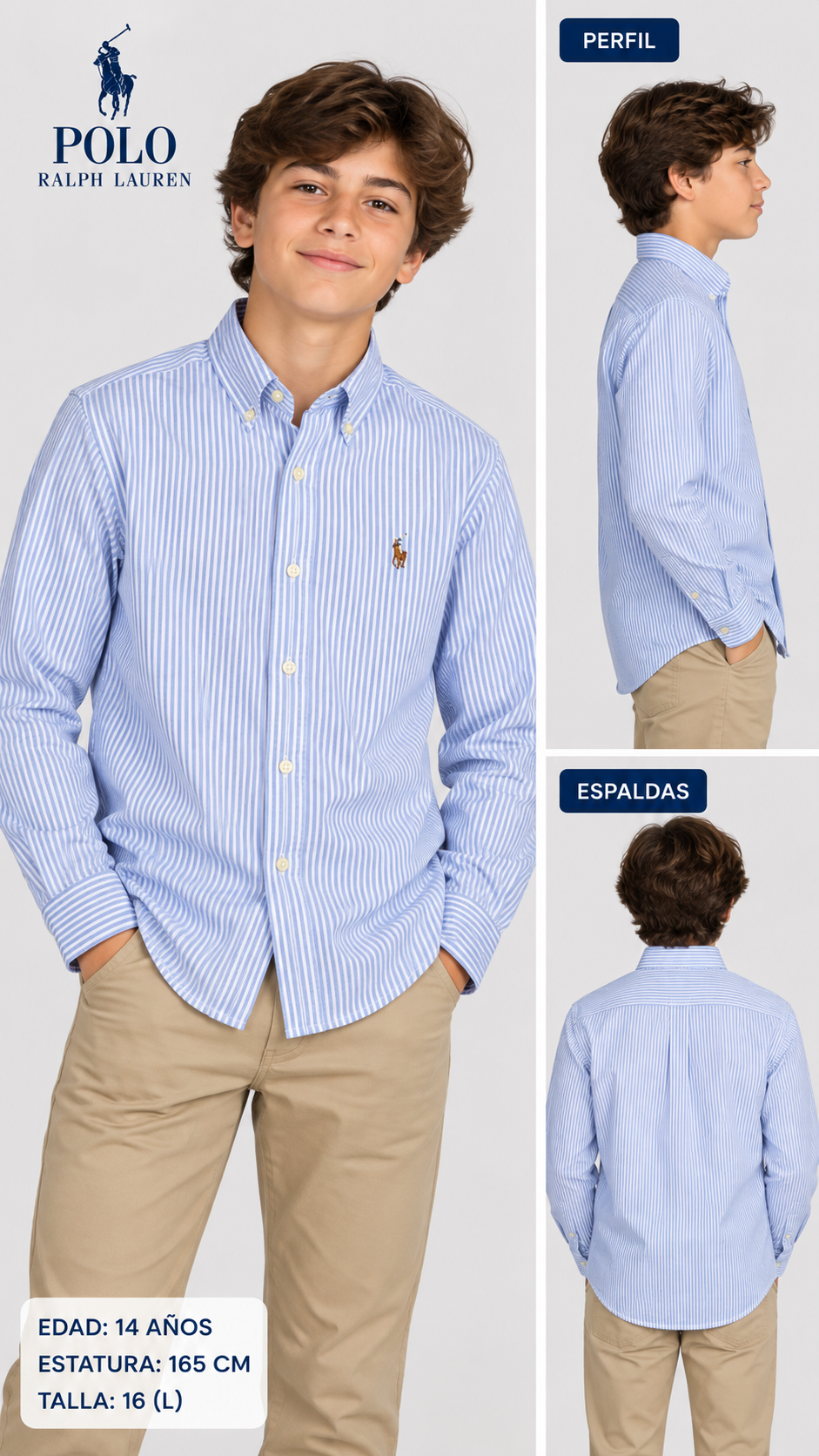CAMISA NIÑO RALPH LAUREN