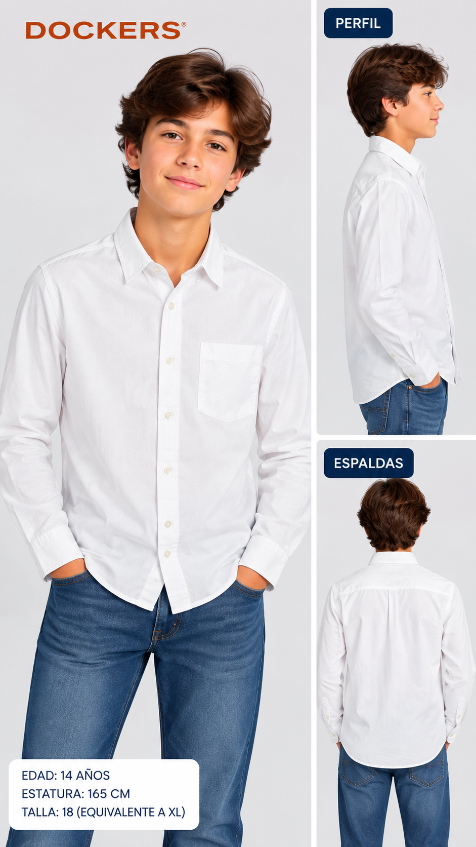 CAMISA NIÑO DOCKERS