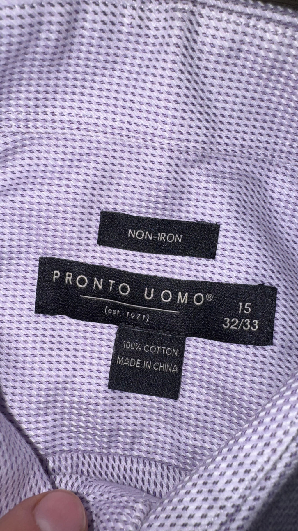 CAMISA PRONTO UOMO
