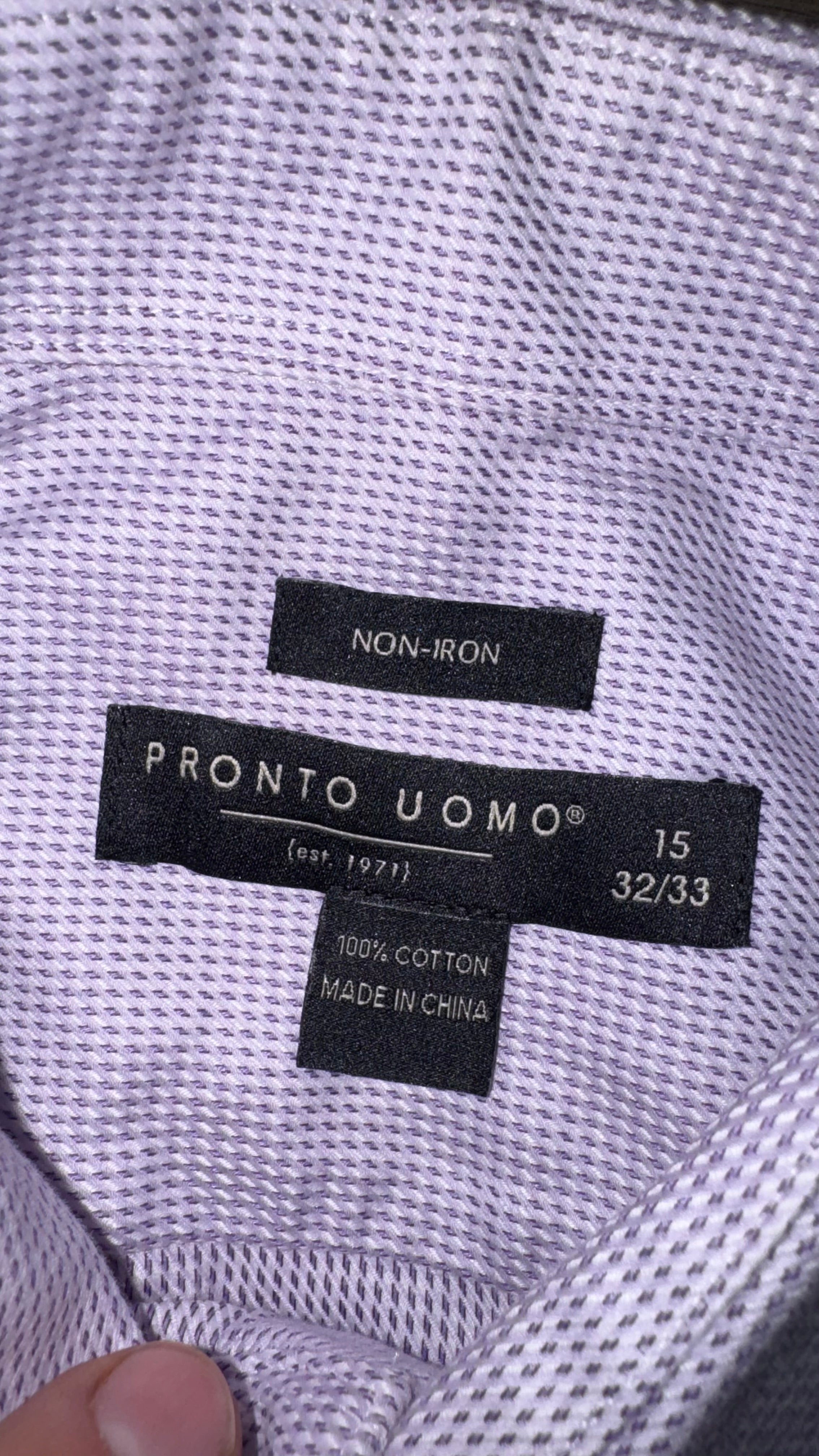 CAMISA PRONTO UOMO
