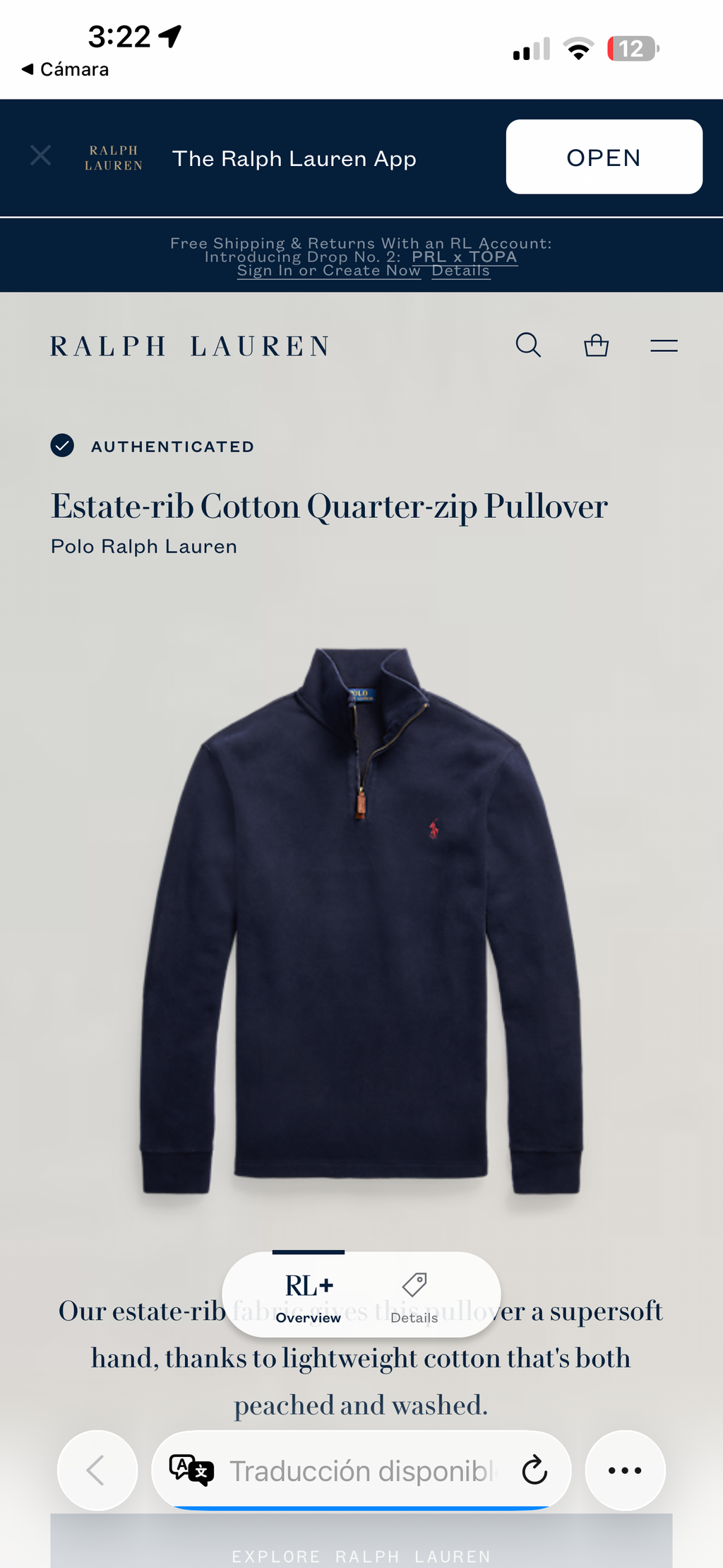 SUÉTER RALPH LAUREN