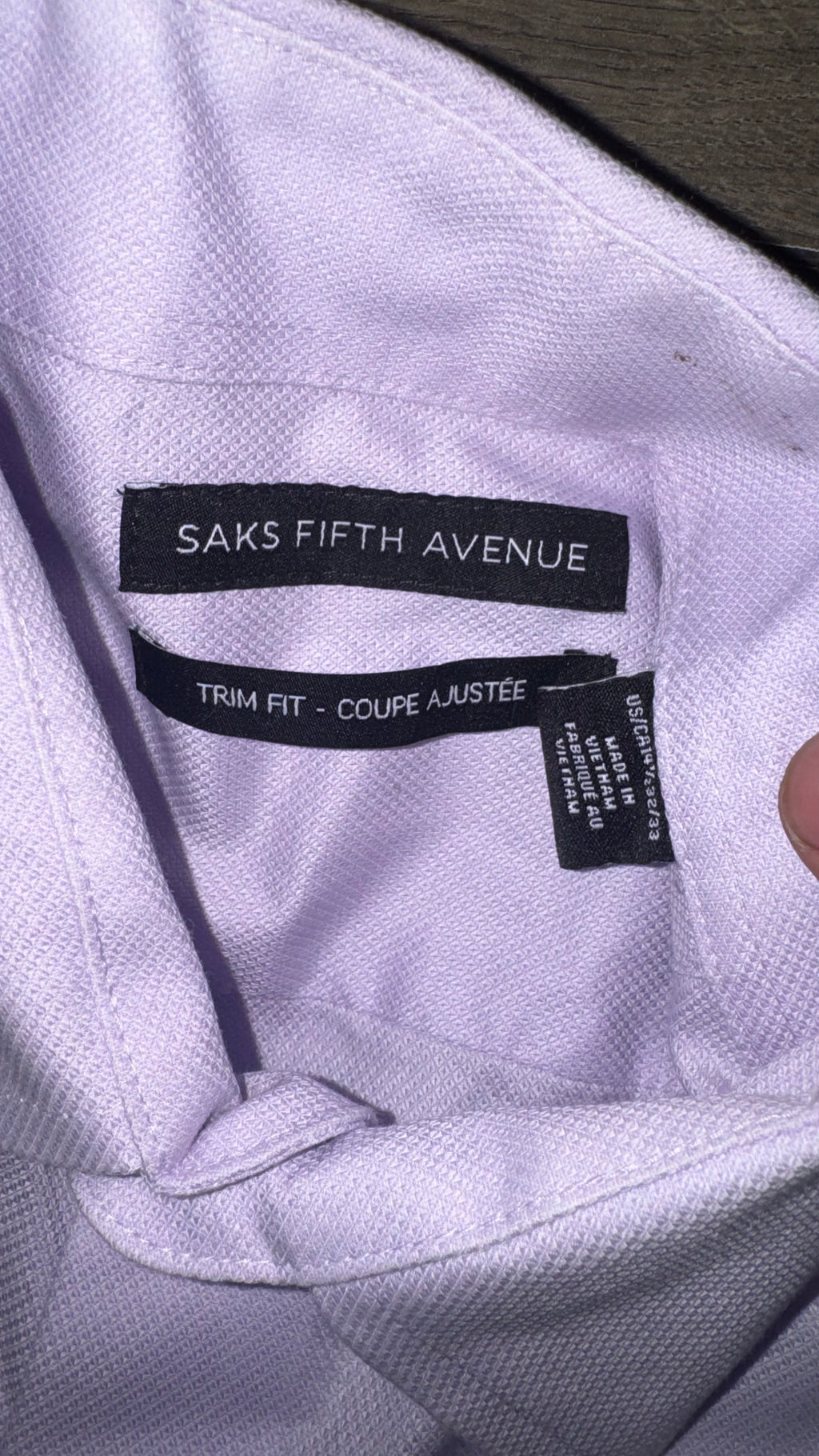 CAMISA SAKS FIFTH AVENUE