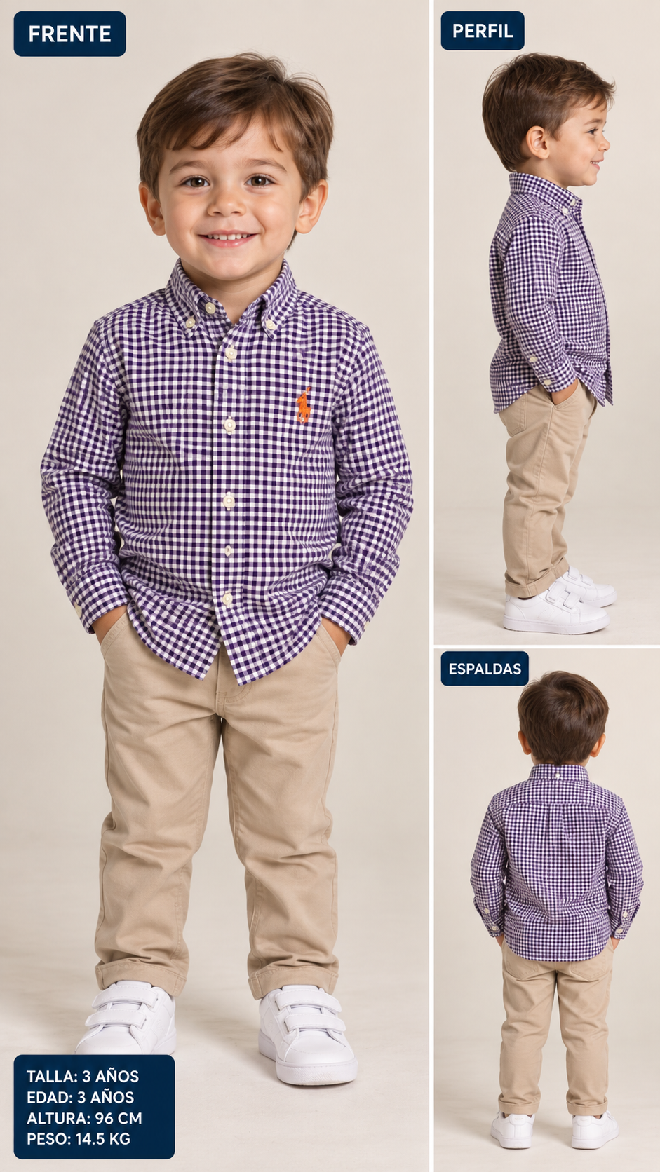 CAMISA NIÑO RALPH LAUREN