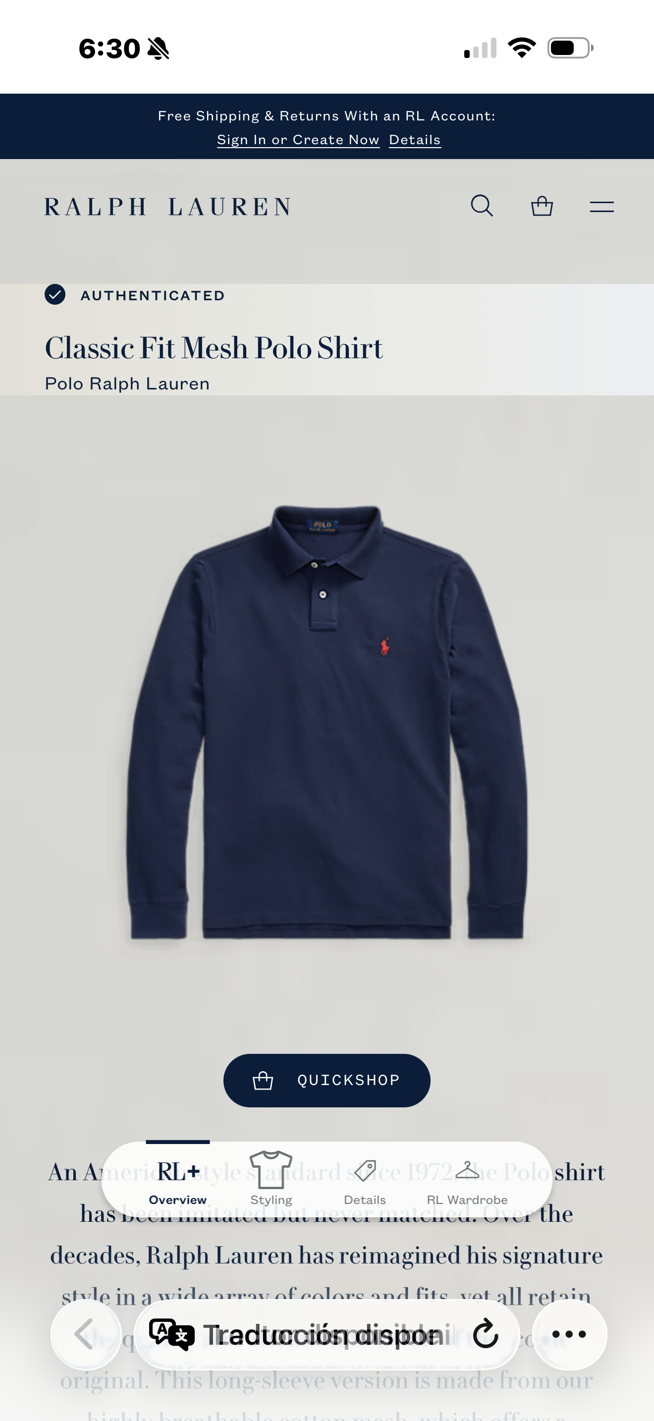 PLAYERA RALPH LAUREN