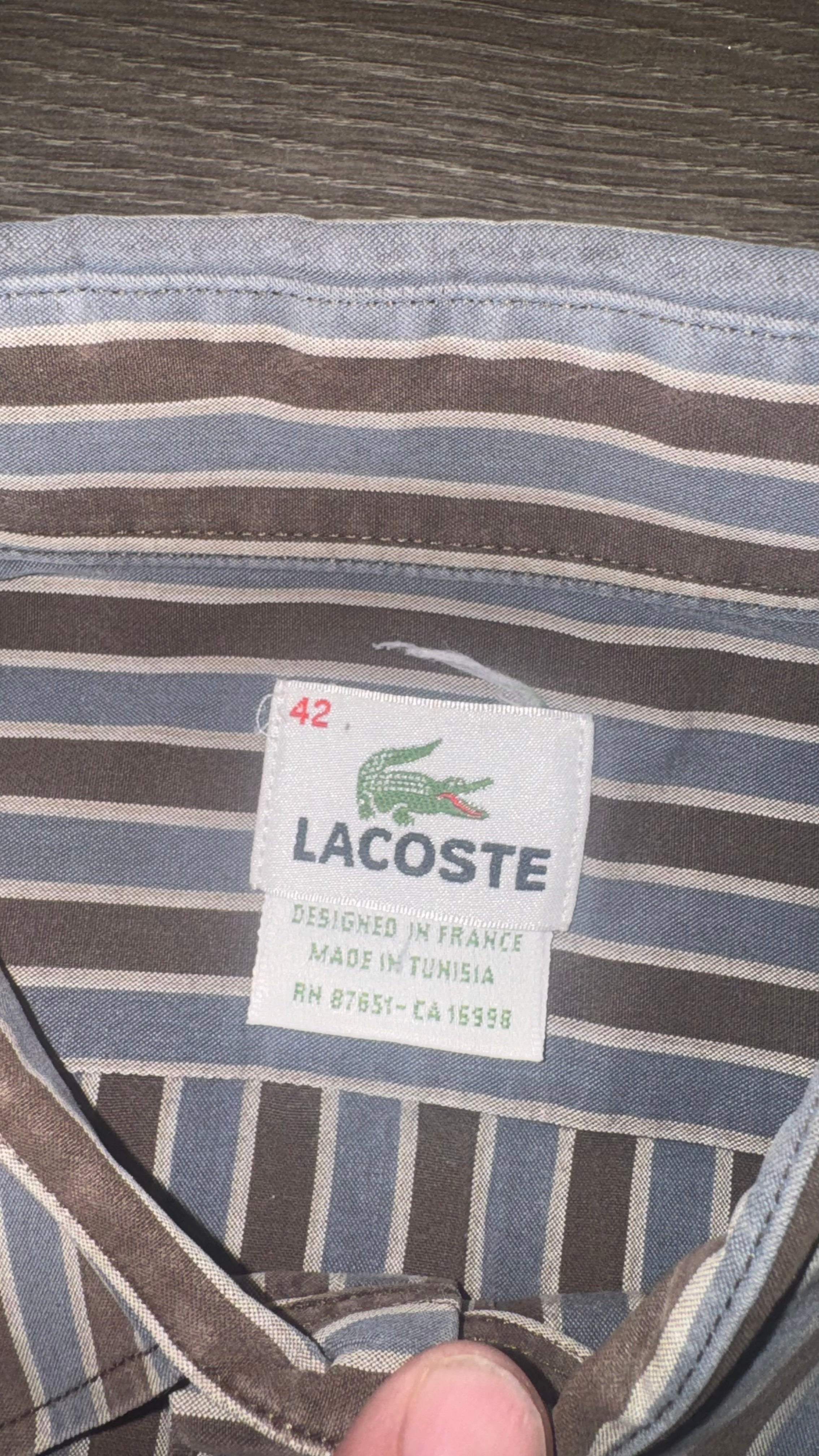 CAMISA LACOSTE