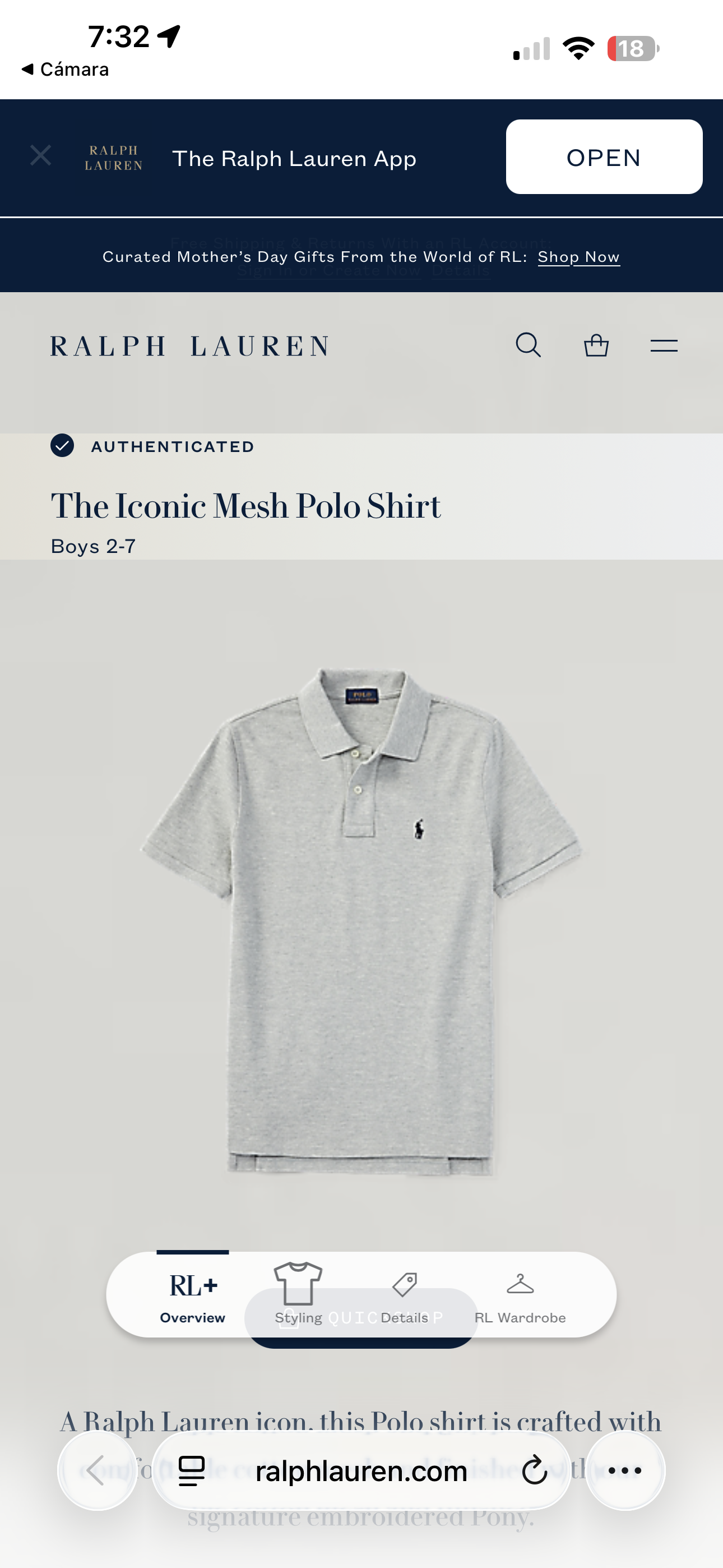 PLAYERA RALPH LAUREN