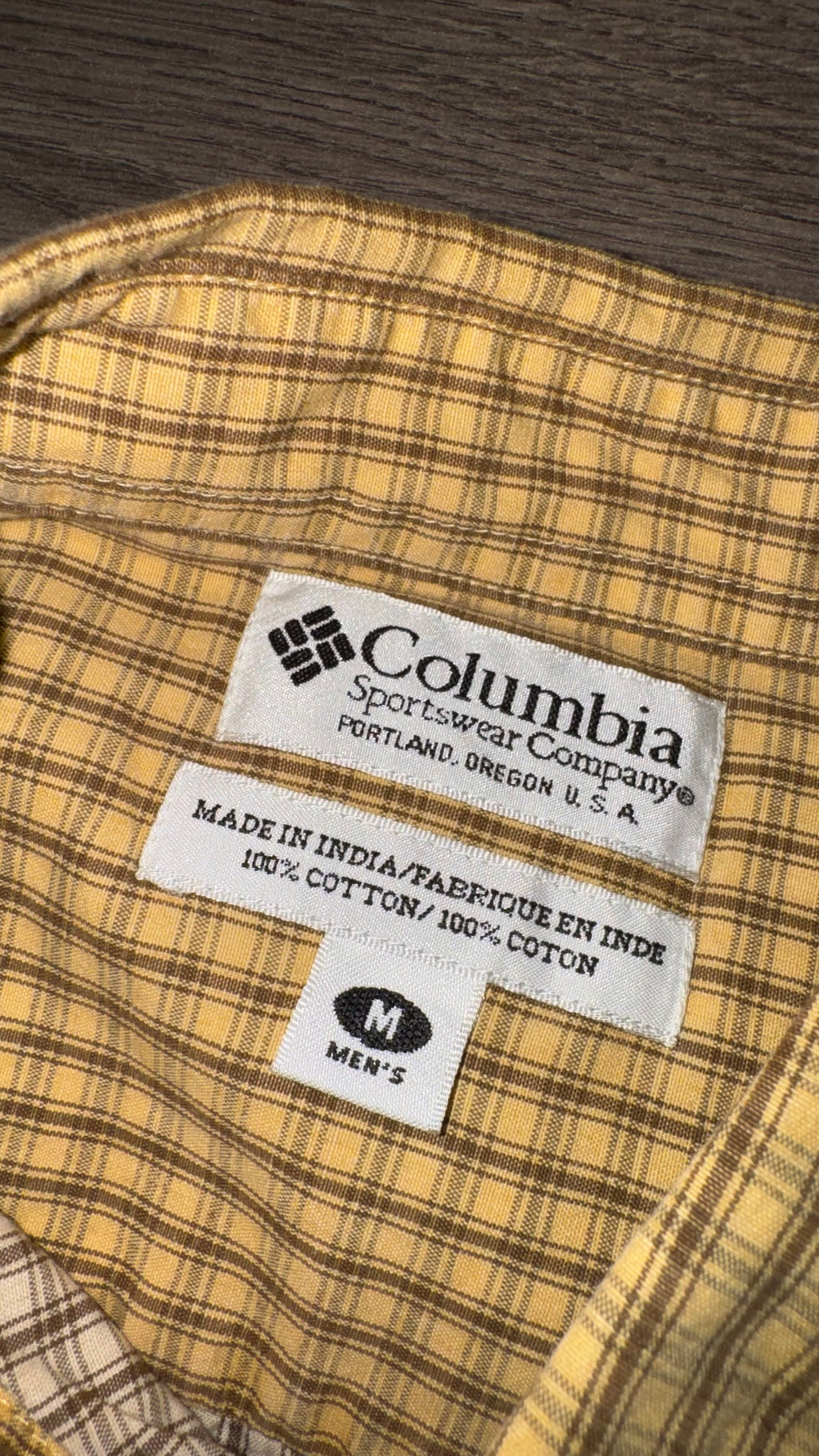 CAMISA COLUMBIA
