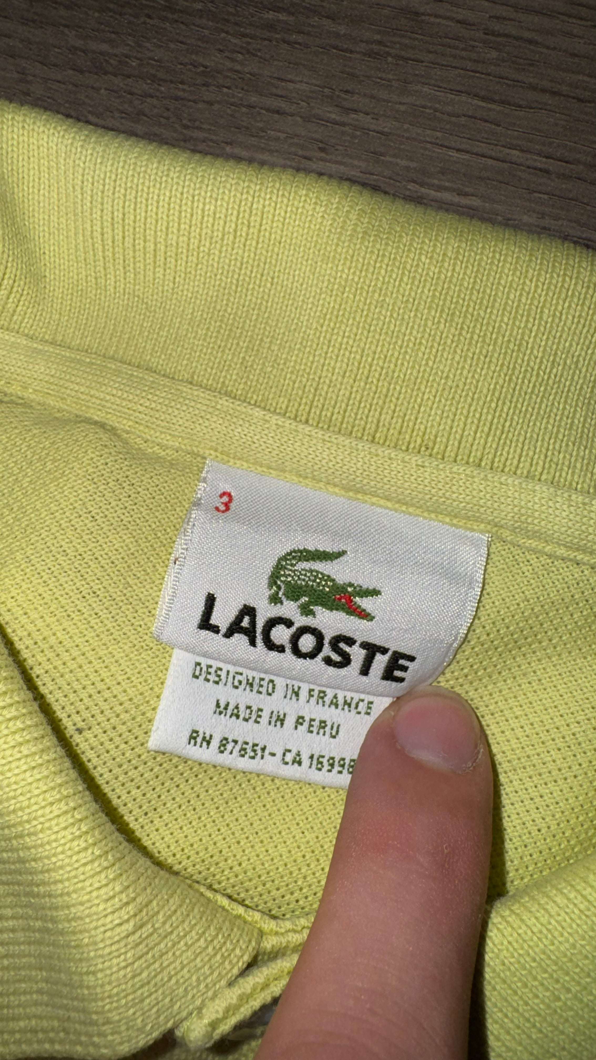 PLAYERA LACOSTE