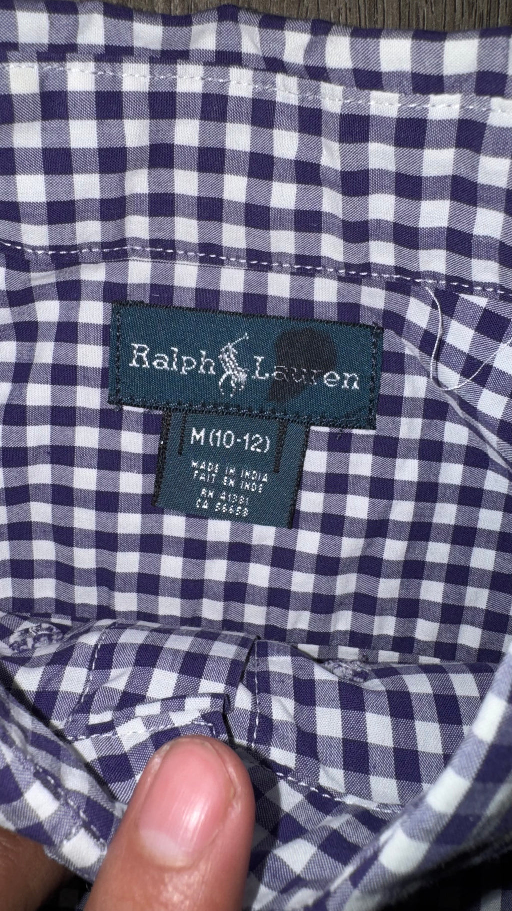 CAMISA NIÑO RALPH LAUREN