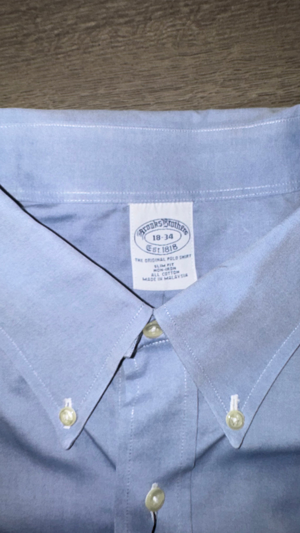 CAMISA BROOKS BROTHERS