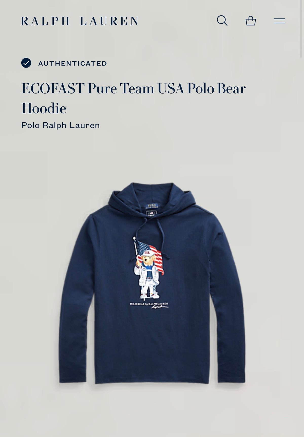 SUDADERA RALPH LAUREN
