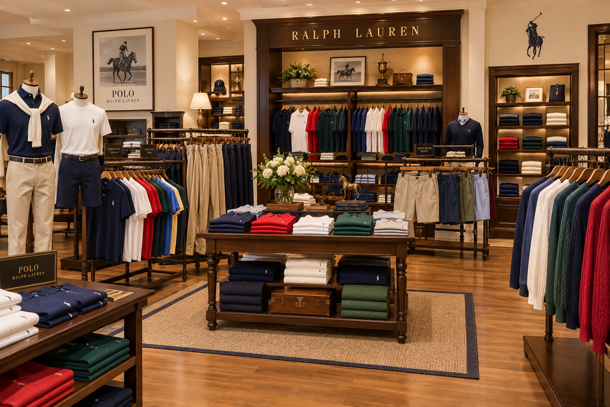 Ropa en racks estilo tienda